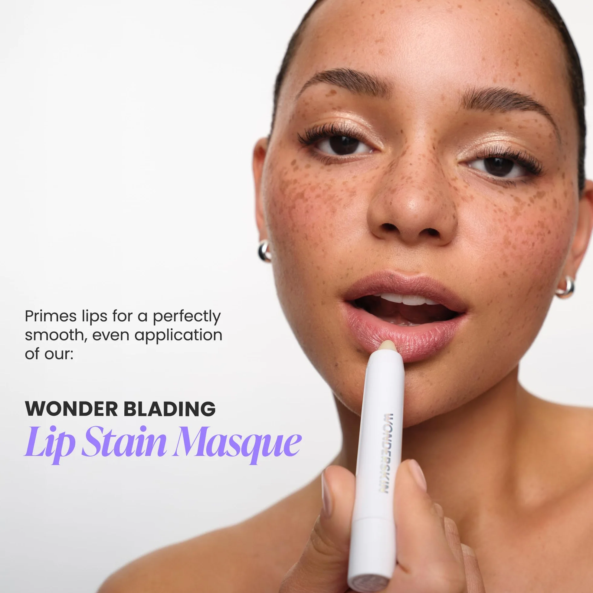 Wonderskin Baume Hydratant Lèvres 3 En 1 Exfoliant 0,10 Oz