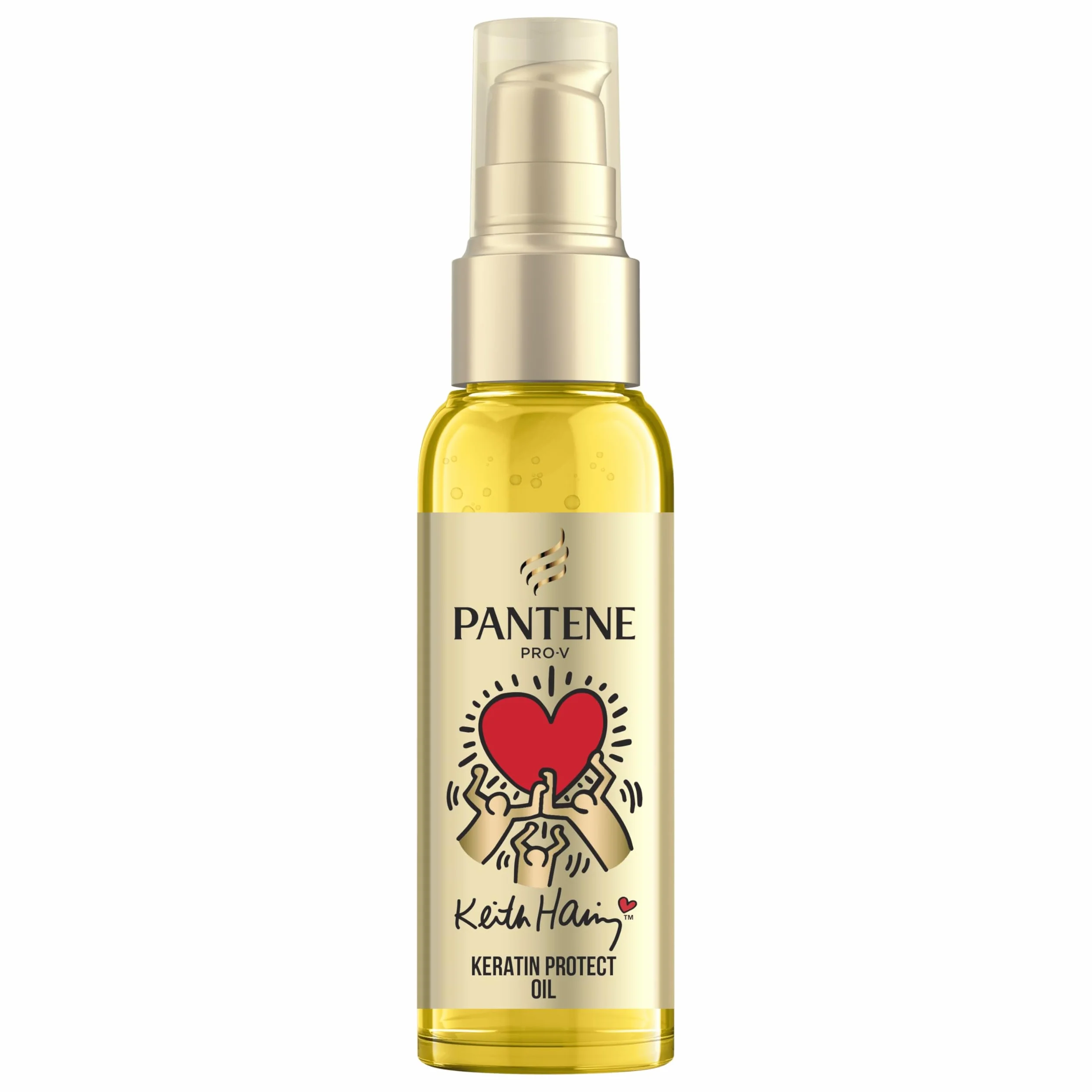 Pantene Pro-V x Keith Haring Art Collection Repair & Protect Keratin Protect Huile Capillaire 100ml Réparation Intense Cheveux Secs Abîmés