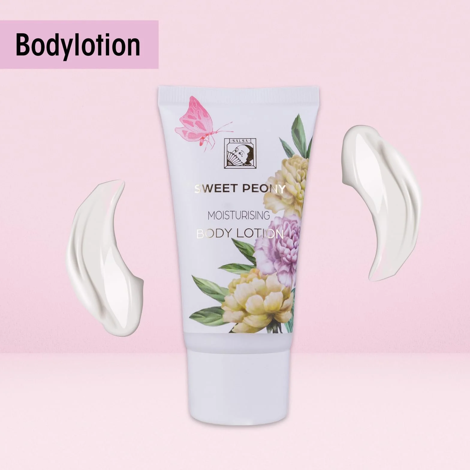 Accentra Set de douche SWEET PEONY 3 pièces gel douche lotion bain moussant boîte cadeau