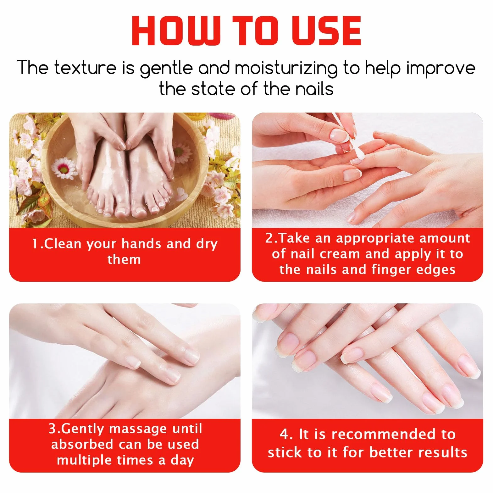 Crème Réparatrice Cuticules 2×20g Soin Profond Hydratant Apaisant Ongles