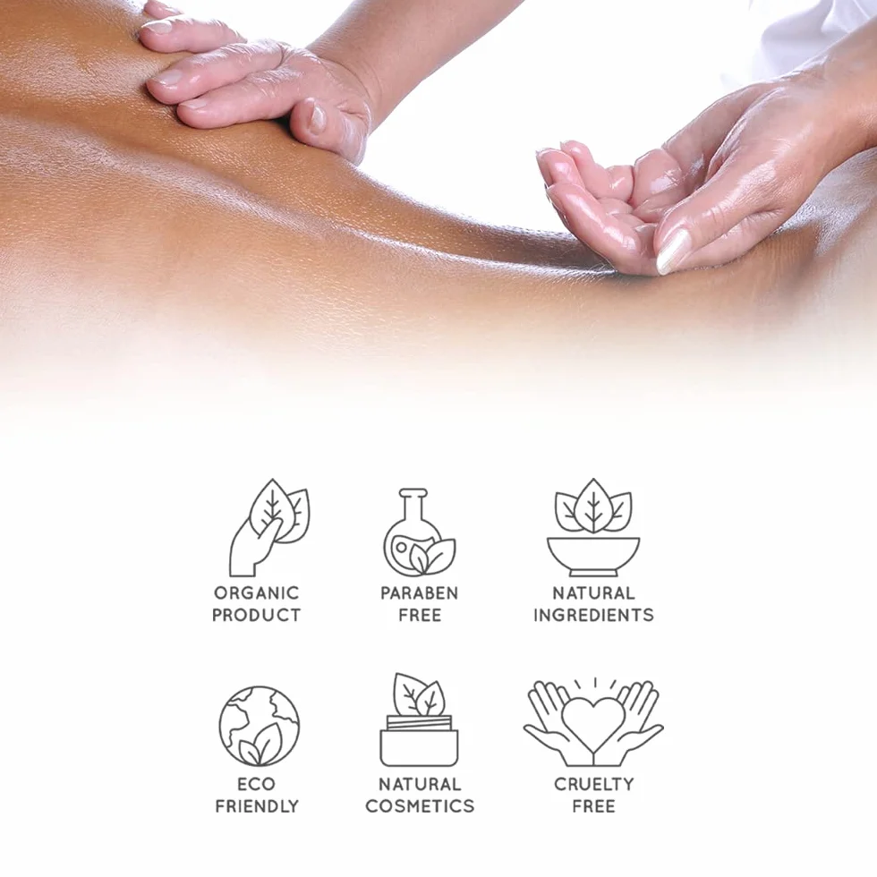 Huile de Massage Professionnelle 1000 ml avec Distributeur