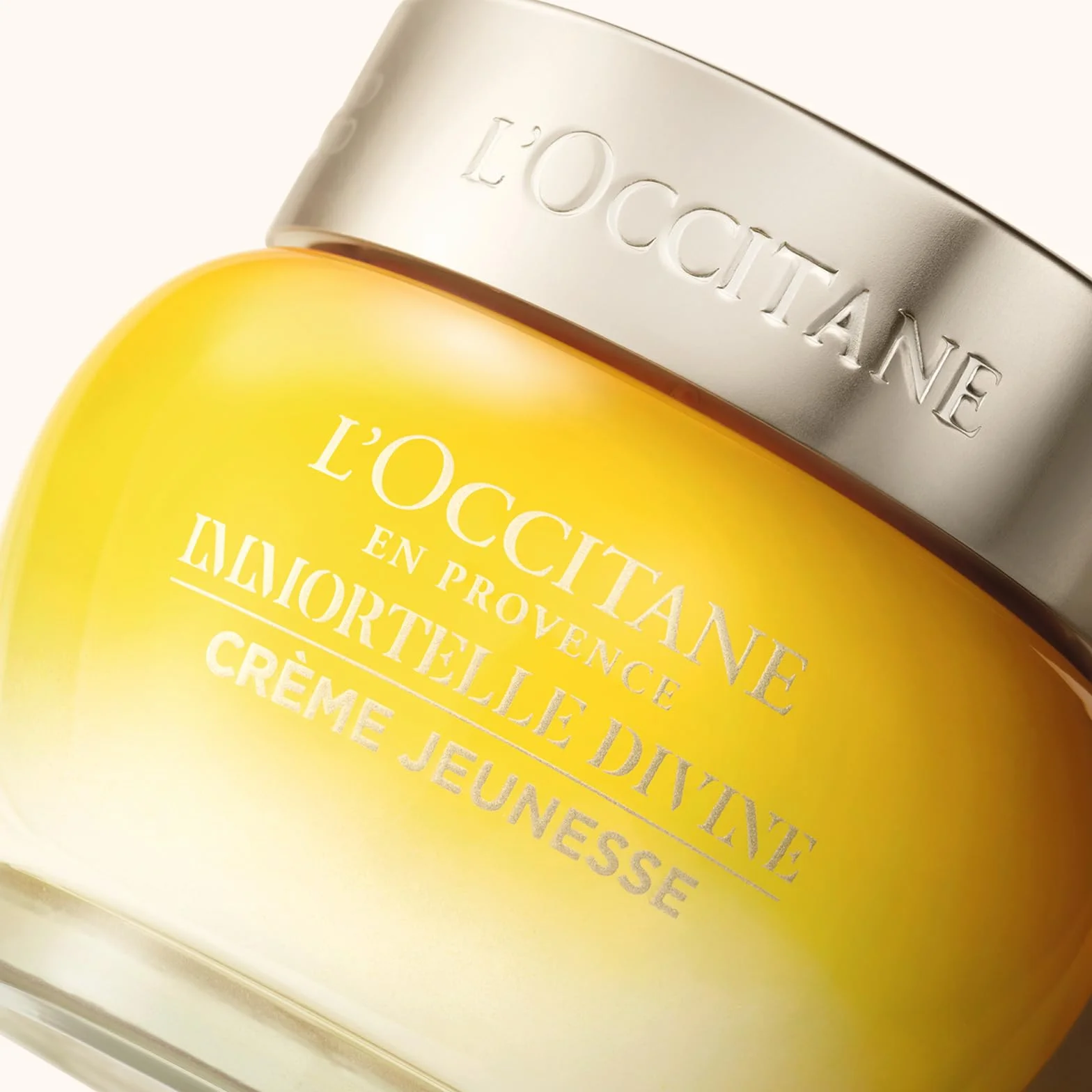 L'OCCITANE - Crème Visage Jeunesse Immortelle Divine - 50 ml | Tous types de peau - Hydrate et réduit les signes visibles de l'âge - Fabriqué en France