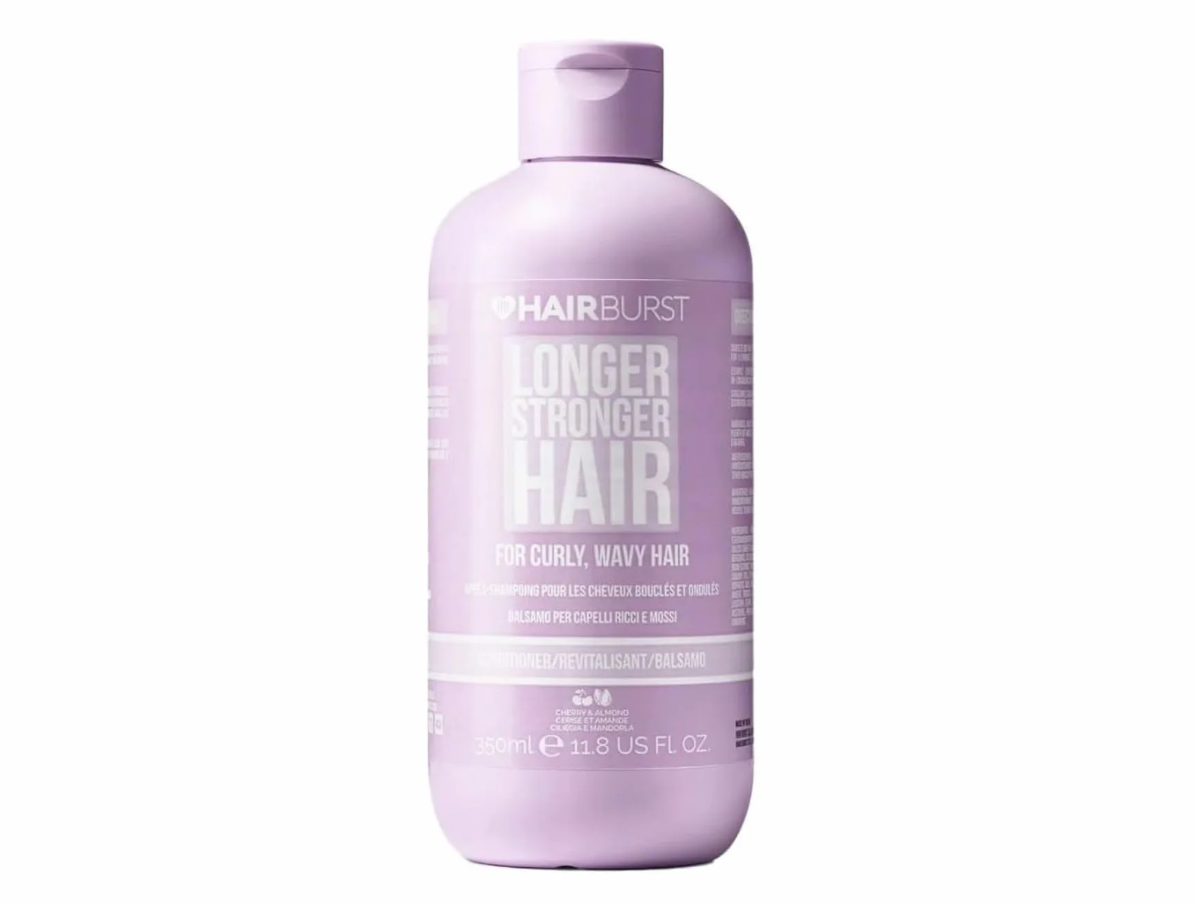 HAIR BURST Après-shampooing pour Cheveux Ondulés et Bouclés - Sans Sulfate, ni Paraben, Approuvé CGM - Avec Acides Aminés Nourrissants, Extrait d'Amande et Huile de Cerise - Améliore les Boucles