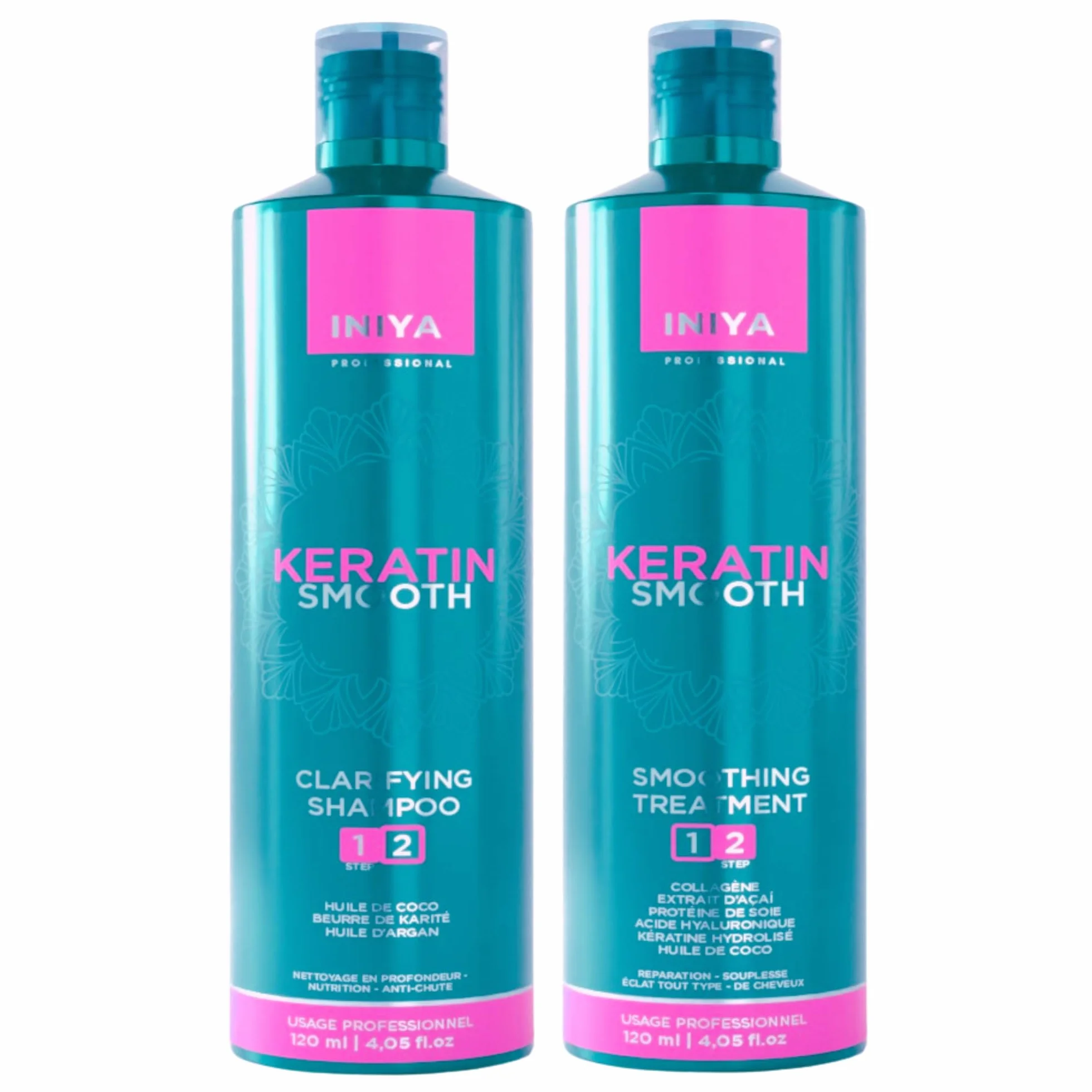 Iniya Professional Kit Lissage Brésilien Kératine Sans Formol 2x120ml