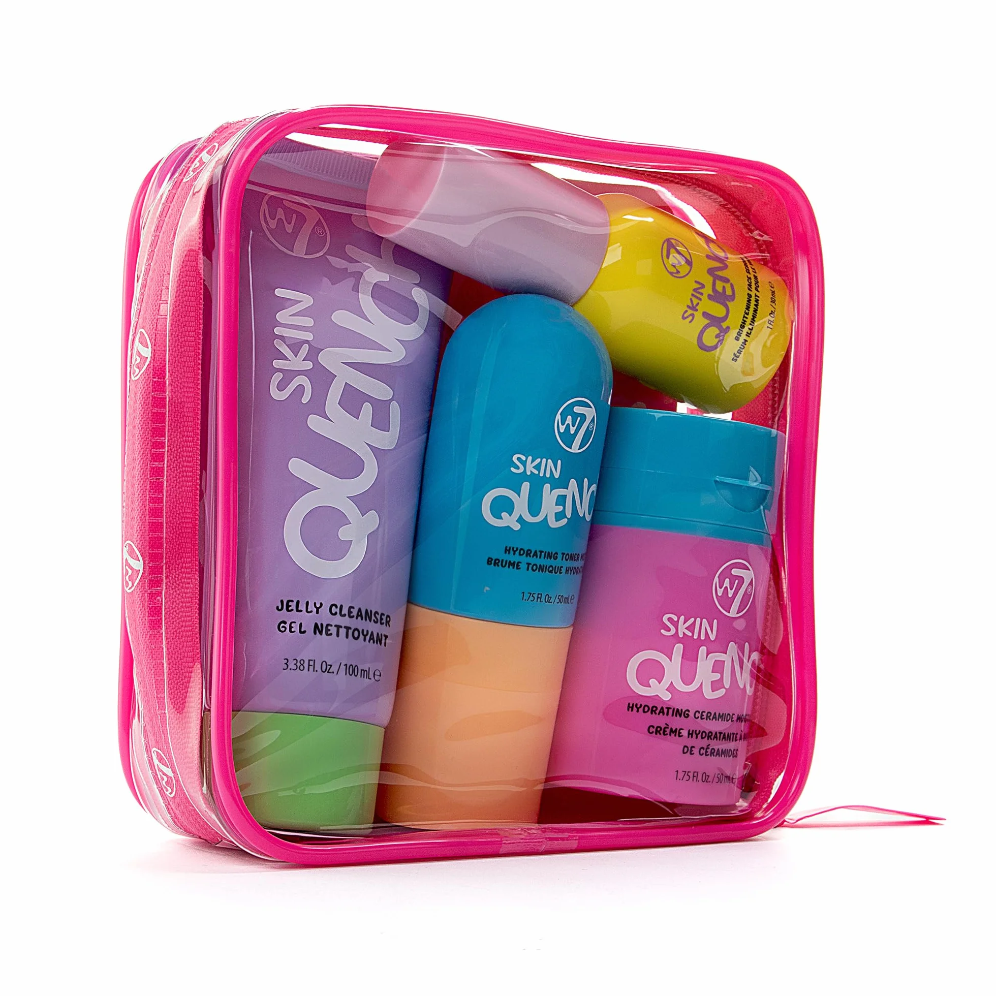 Coffret Cadeau Soins Hydratants Aloe Vera Céramides Routine Complète W7 Skin Quench