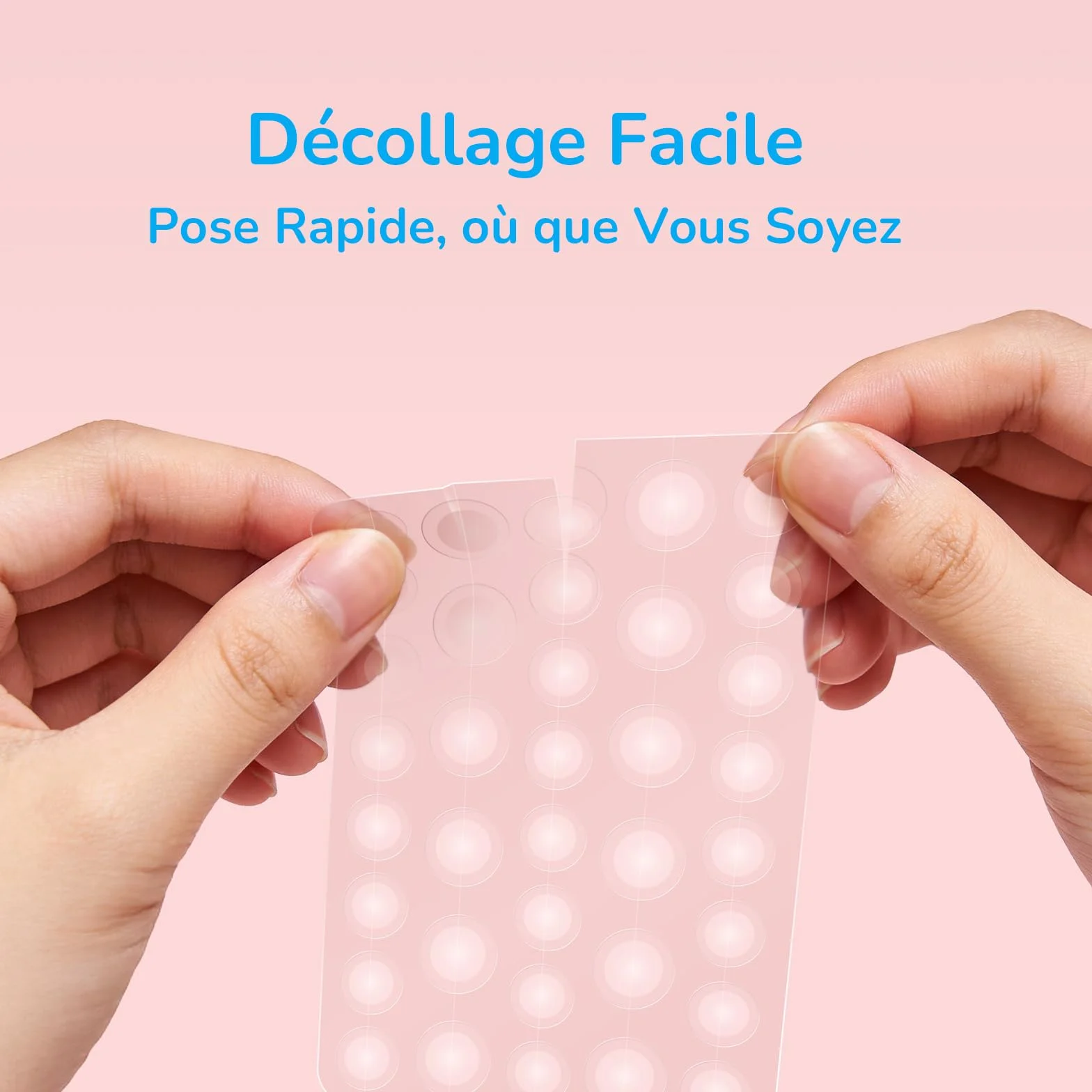 Patch Bouton Invisible Nuit & Jour Soin Visage Absorbe Impuretés Lisse Peau Technologie Hydrocolloïde Acide Salicylique 72 Patchs