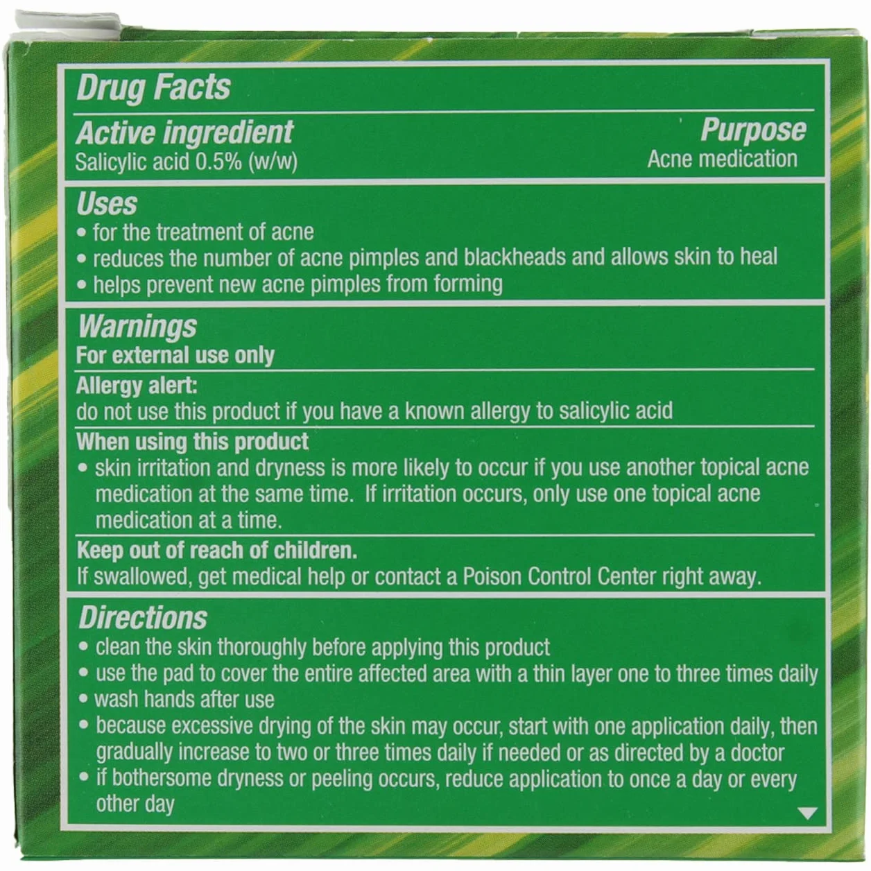 Stri-Dex - Stridex Soins Quotidiens Acné Pads Avec Aloe -- Peau Sensible 55 Ct.