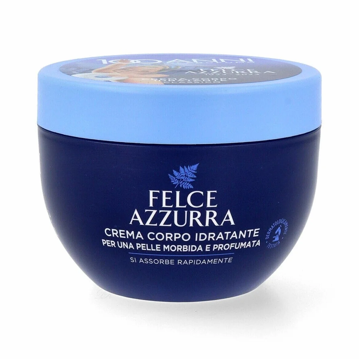 Felce Azzurra Crème Hydratante Corps 250ml + Talc 100g Pack de 3