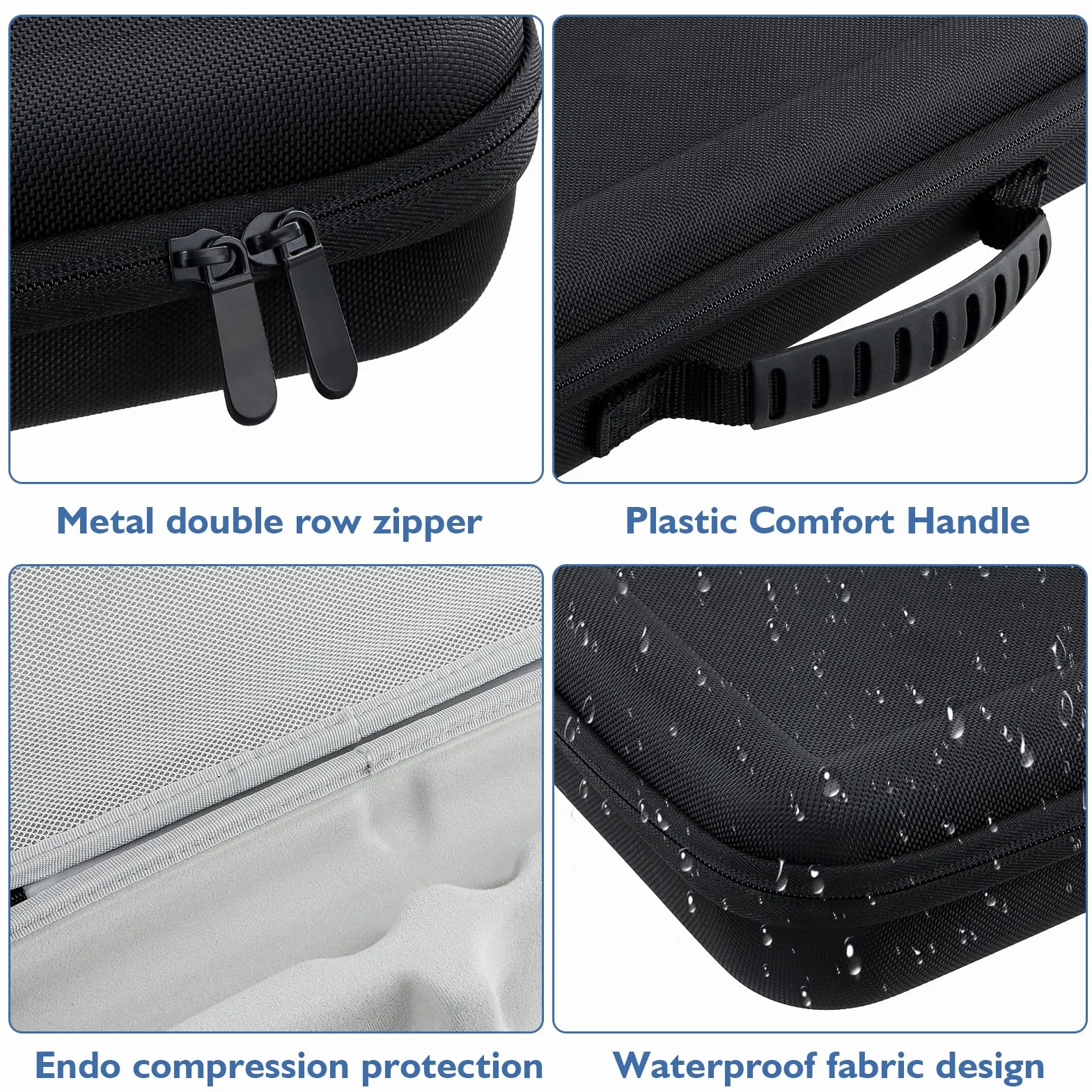 Dokeno Sac de Voyage Compatible avec Dyson Airstrait HT01, Étui de Rangement Portable Étanche, Mallette Rigide Antichoc pour Lisseur Airstrait, Sac de Protection pour Sèche-Cheveux et Accessoires