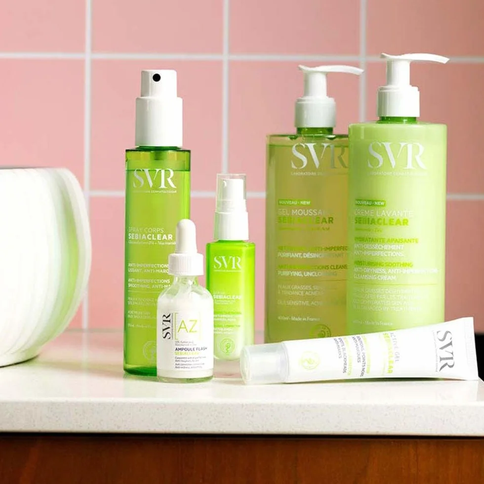 SVR Sebiaclear Spray Corps Anti-Imperfections 150 ml Niacinamide Zinc Gluconolactone