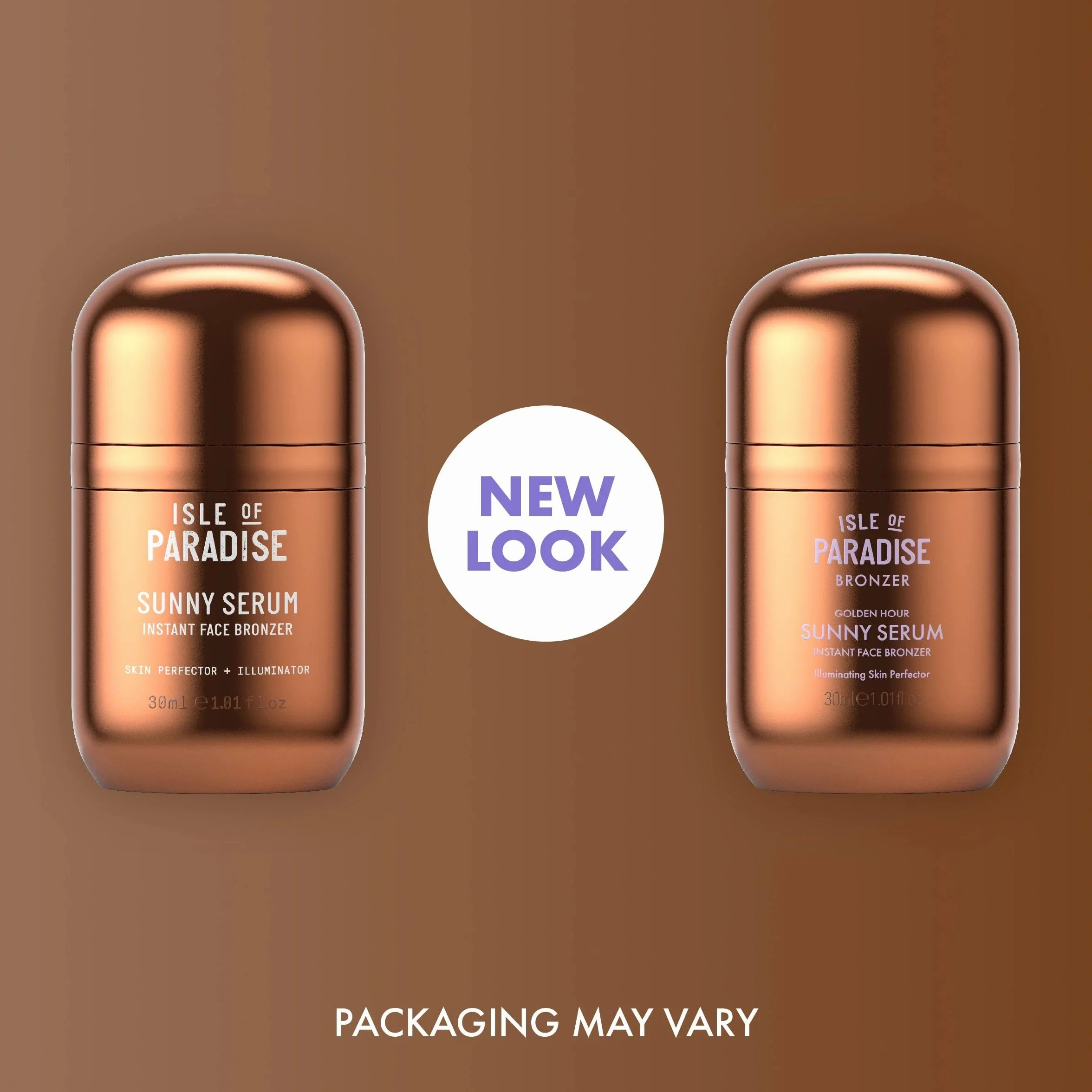 Isle of Paradise Sunny Sérum bronzant instantané pour le visage avec niacinamide, squalane et huile de jojoba, liquide illuminant pour une peau éclatante, ensoleillée, léger, hydratant, convient à