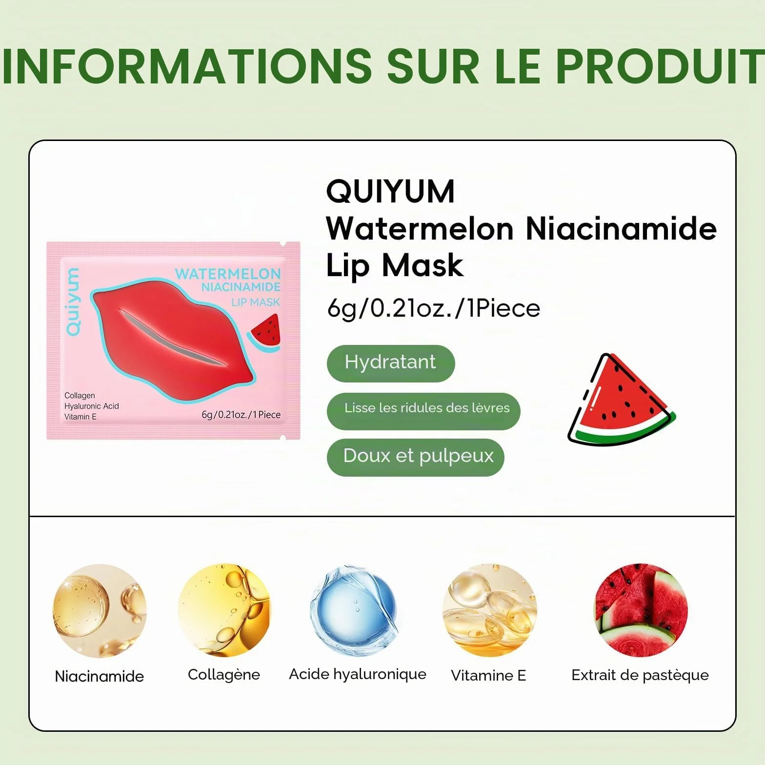 Coffret de soins visage aux fruits 14 pièces niacinamide céramides éclat hydratation