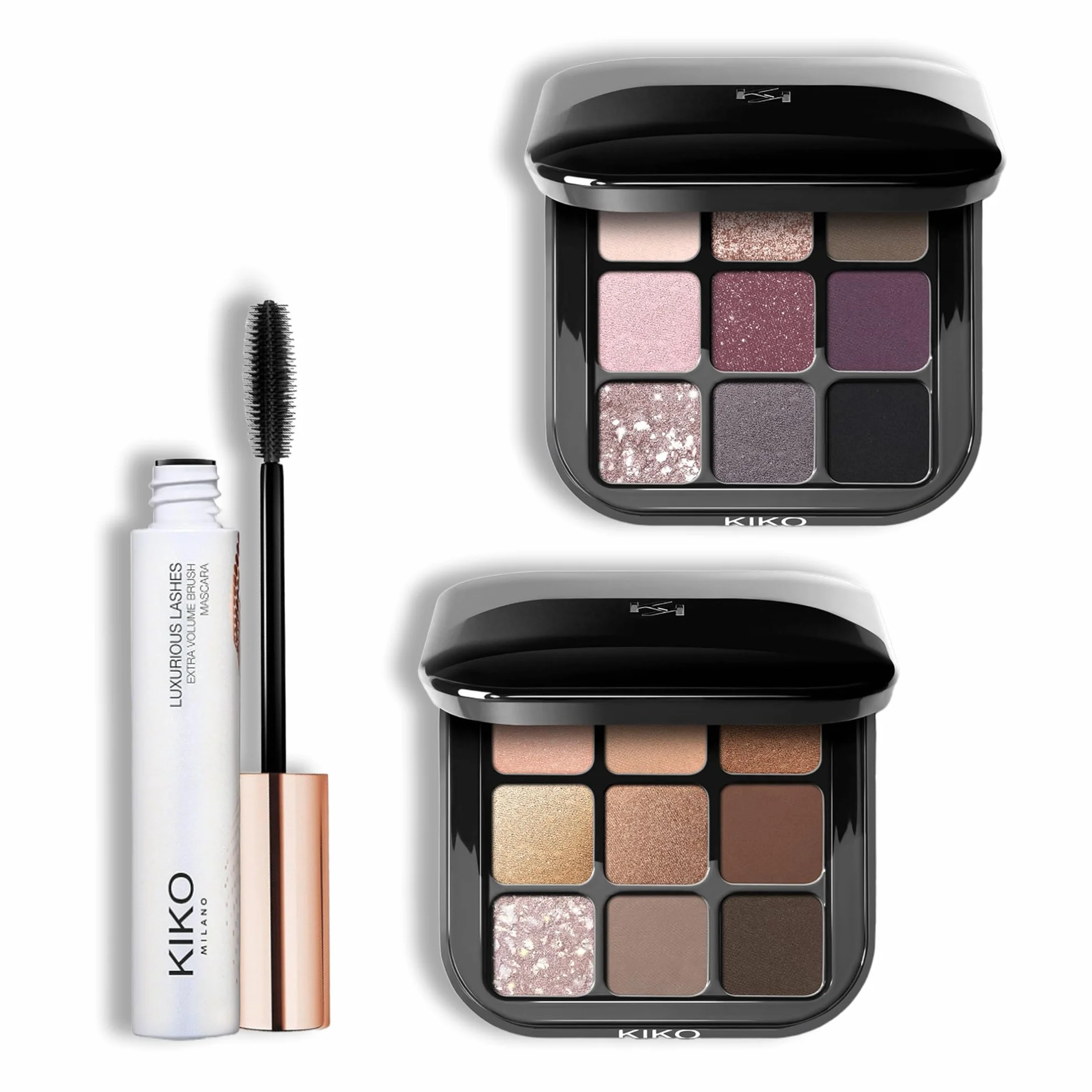 KIKO Milano Ultimate Eye Essentials Set | Mascara, Eyeliner & Sharpener for Long-Wearing, Defined Eye Looks