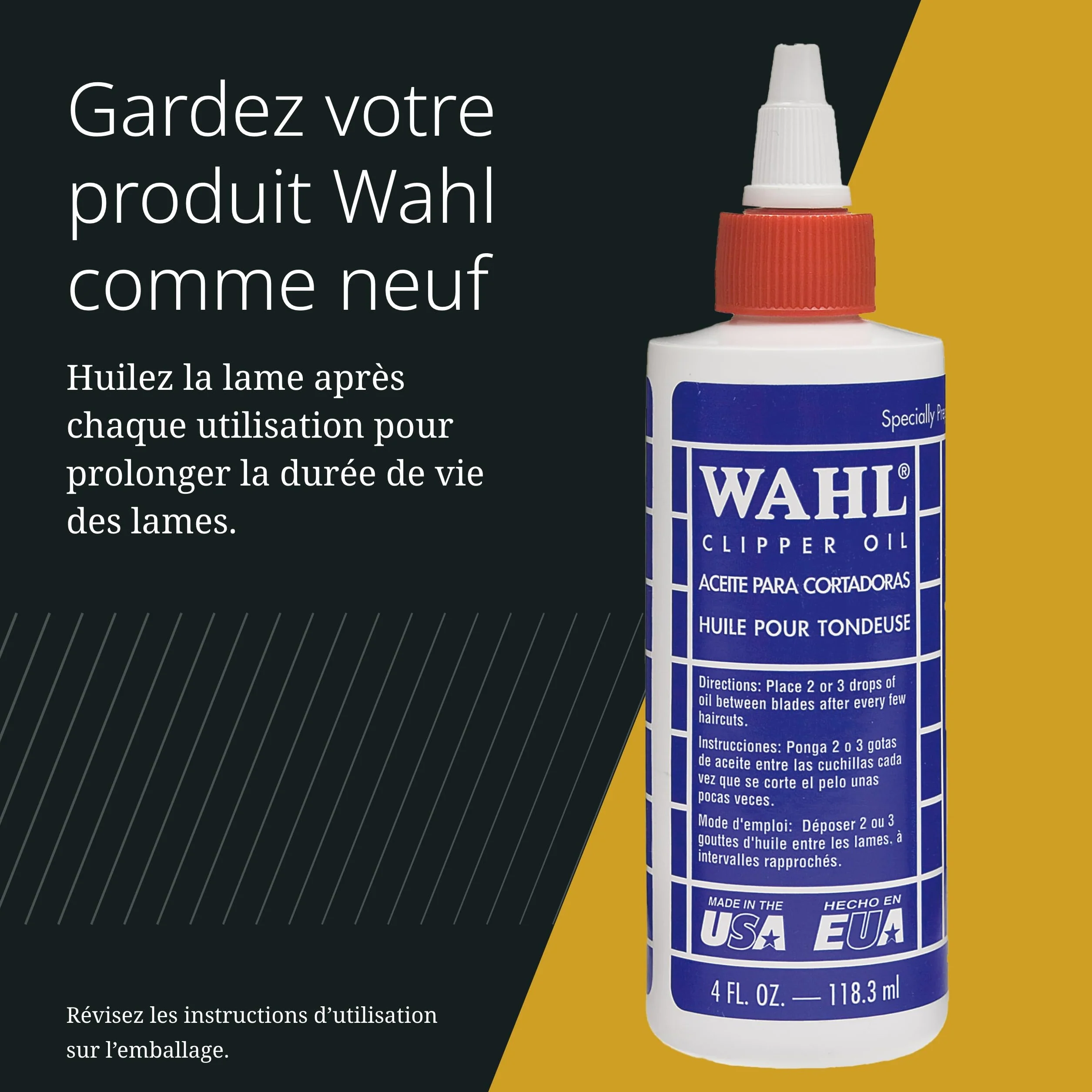 Wahl A-LIGN Tondeuse pour zones serrées visage barbe cheveux