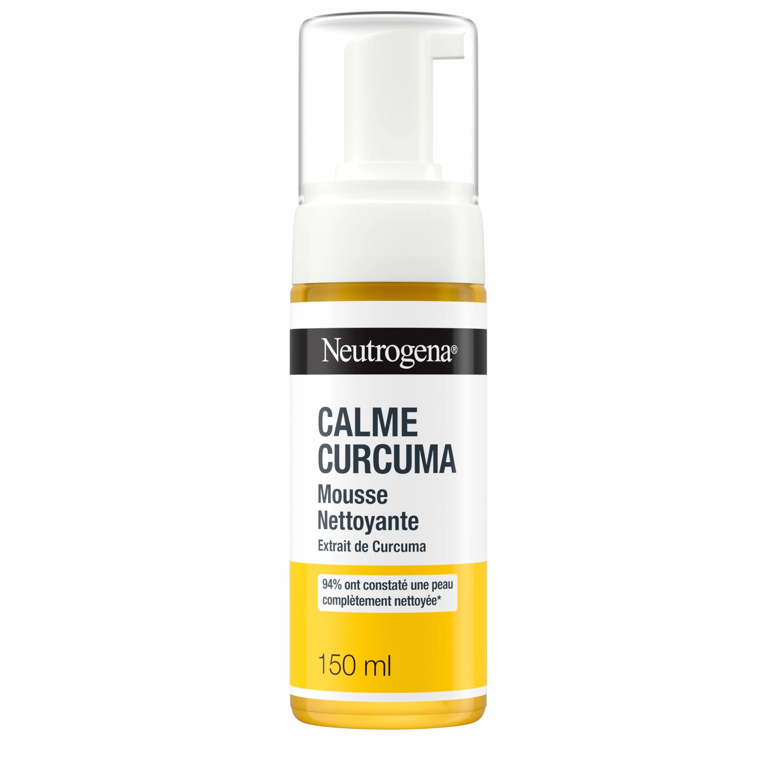 Neutrogena Mousse Nettoyante Calme Curcuma 150 ml Nettoyant Visage