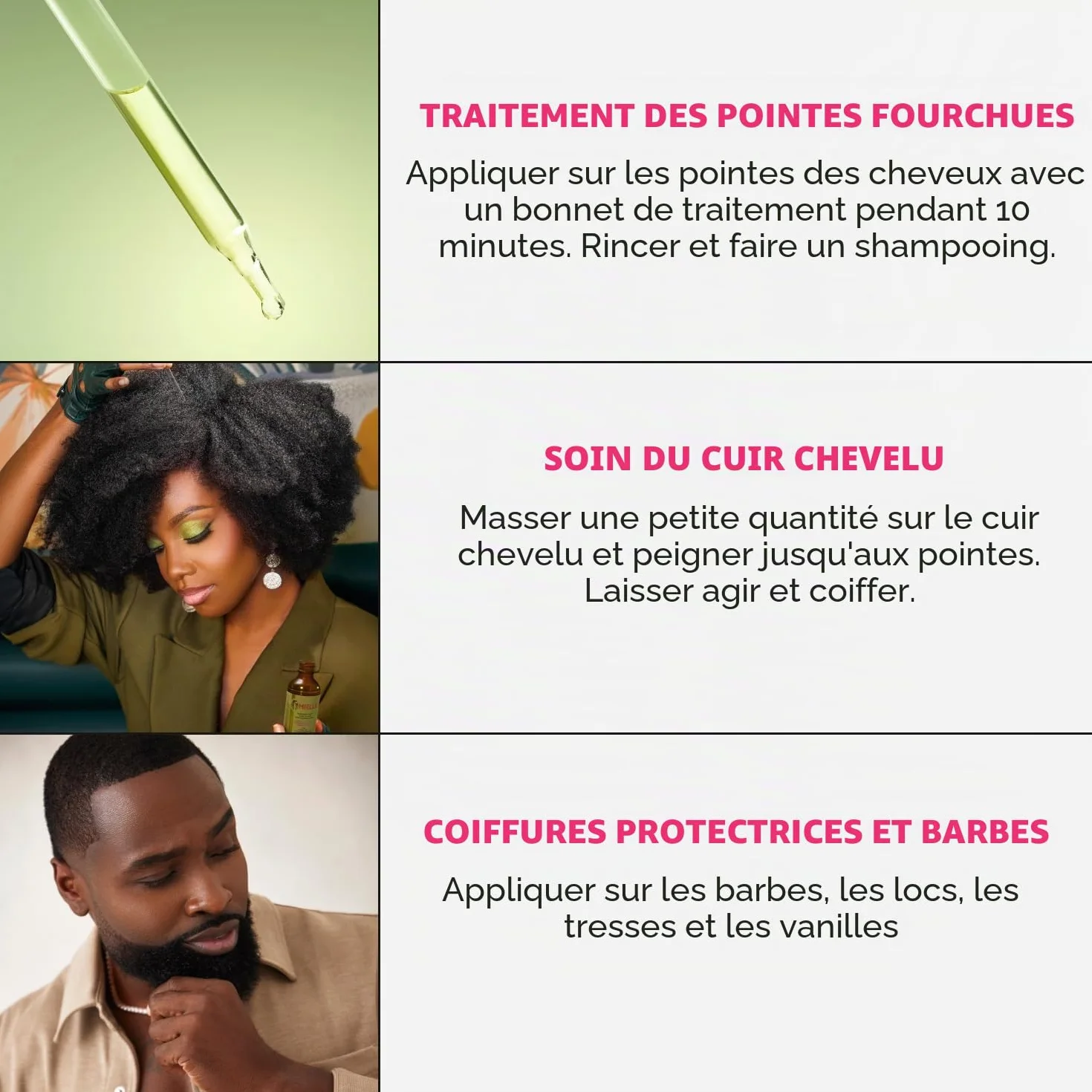 Mielle Huile fortifiante pour le cuir chevelu et les cheveux, romarin et menthe, 59 ml