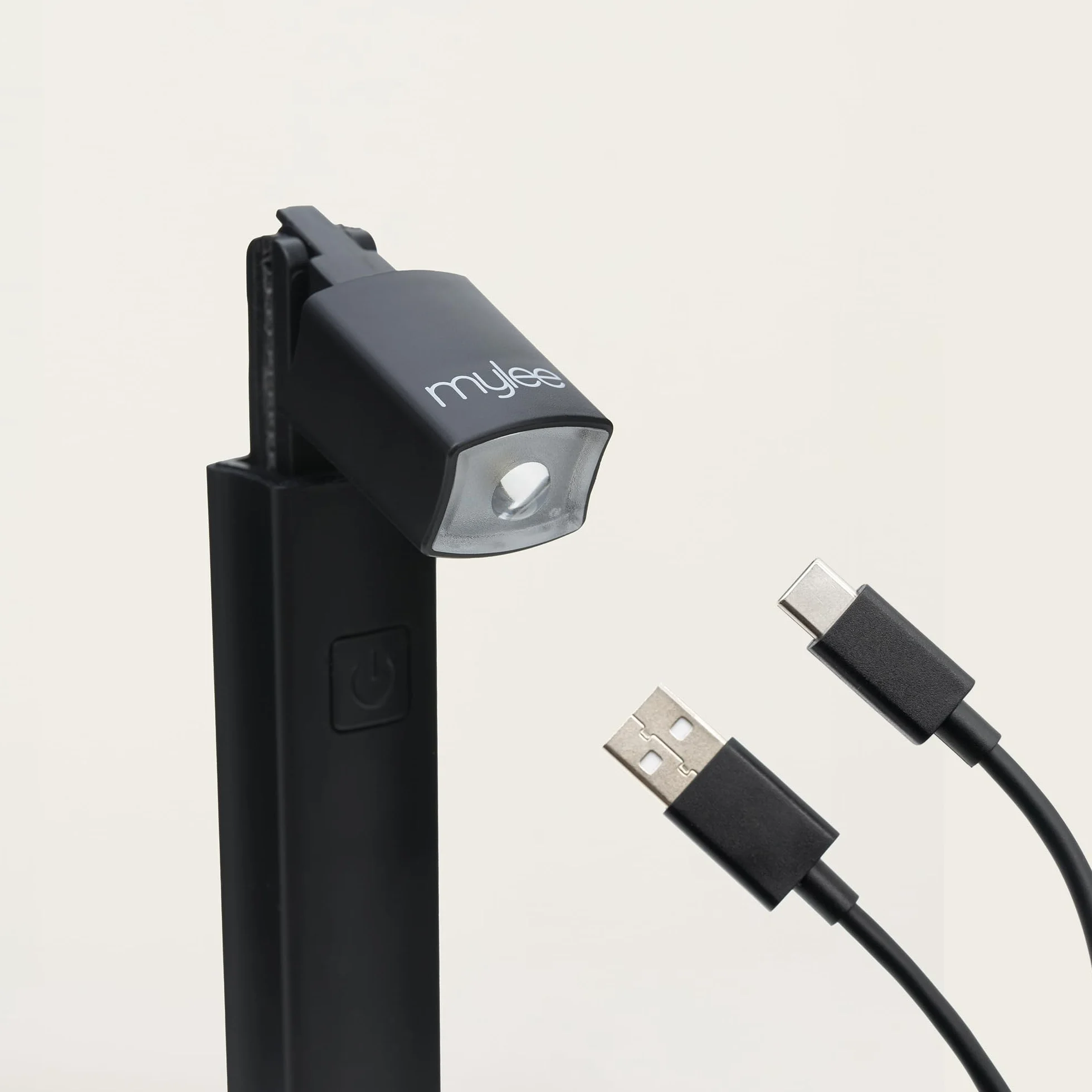 Mylee Torche LED Fix 'N' Flash : Lampe de poche pour la pose du vernis gel avec tête flexible, rechargeable par USB, utilisation mains libres - Usage à domicile, en déplacement et dans les salons