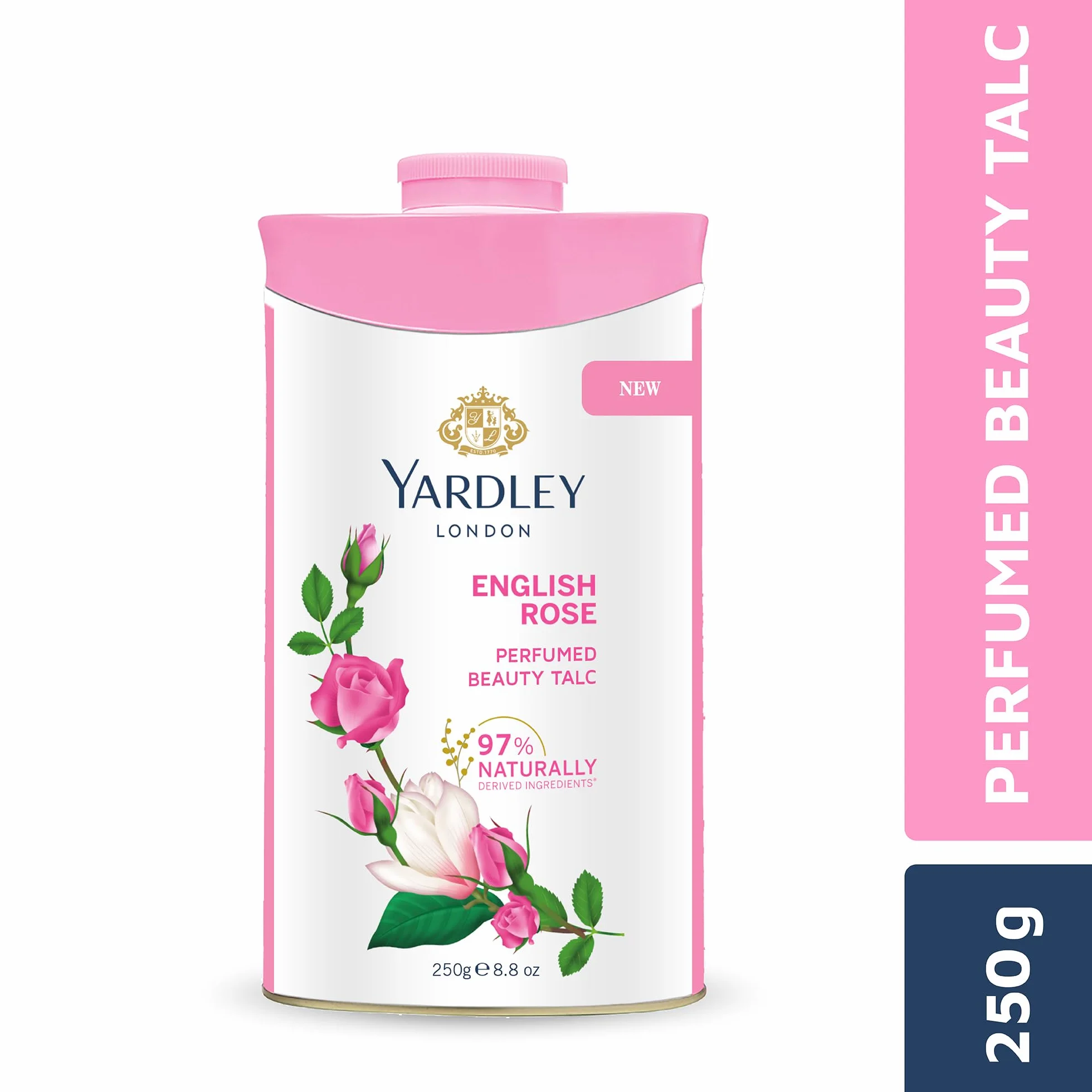 Yardley Talc parfumé rose anglaise 250 g