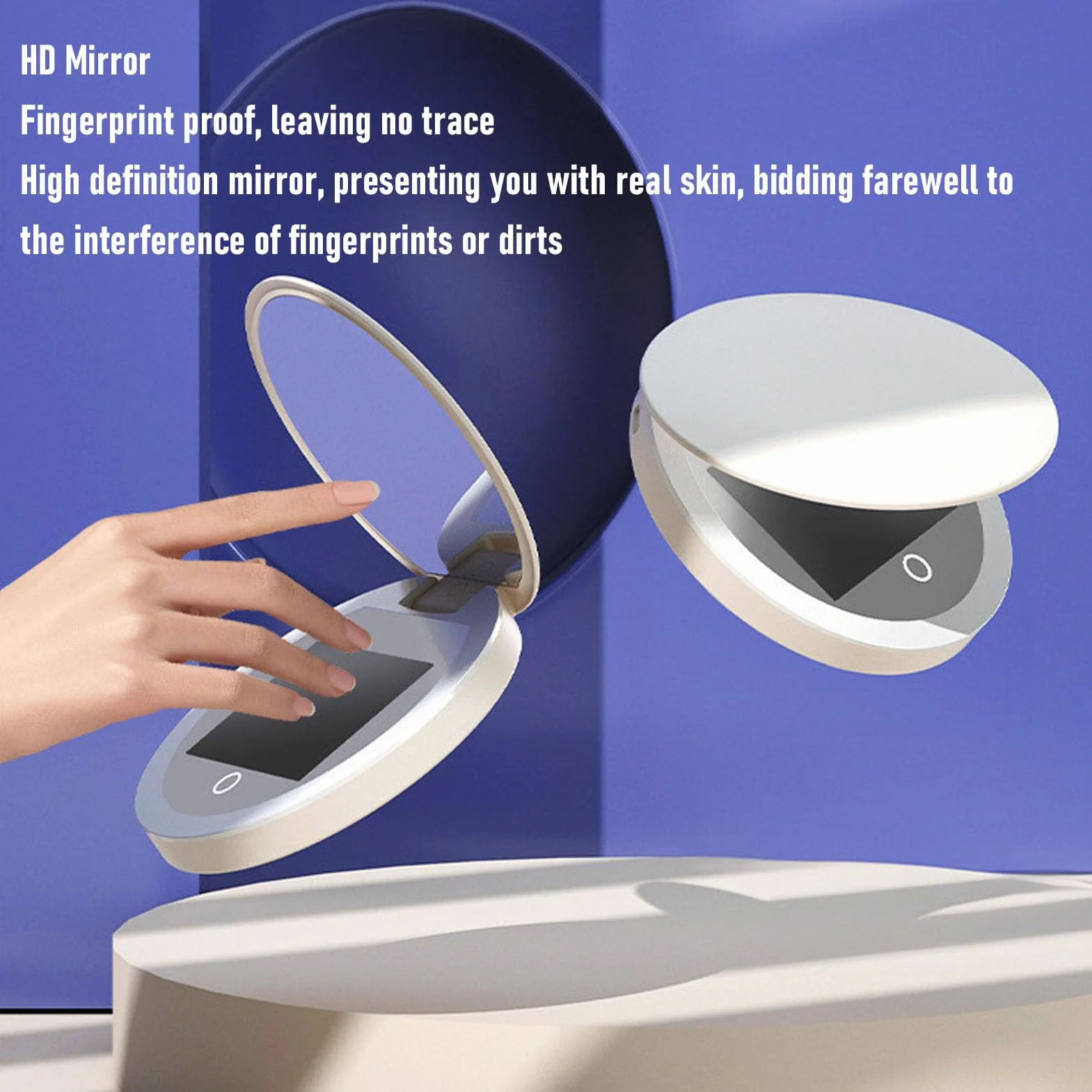 Miroir de Caméra UV 2X Rechargeable 3,8 Pouces Test Protection Solaire