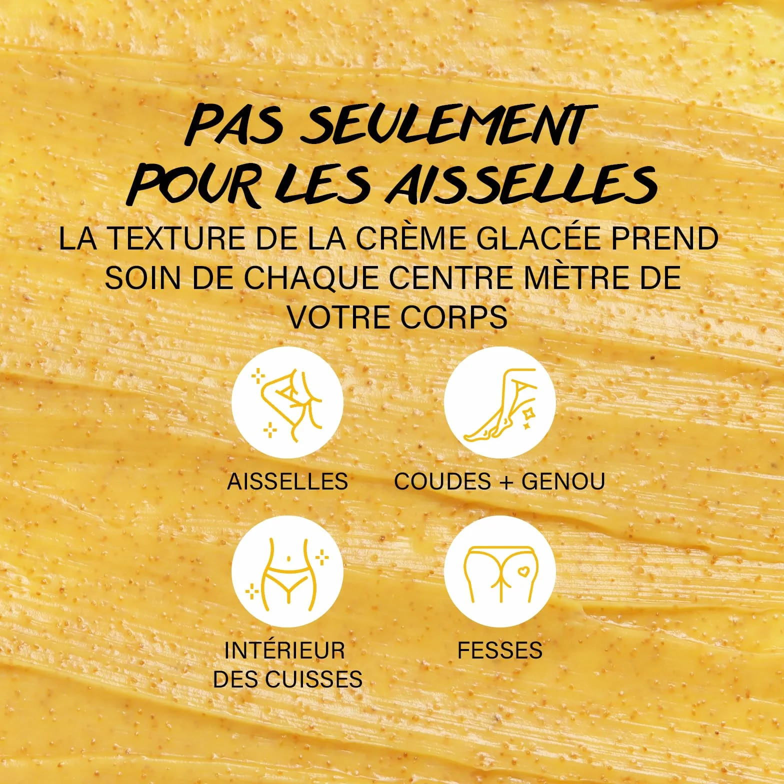 Gommage Détoxifiant Aisselles Curcuma Vitamine C Éliminateur Taches Brunes Déodorant Corps Unifie Teint Exfoliant