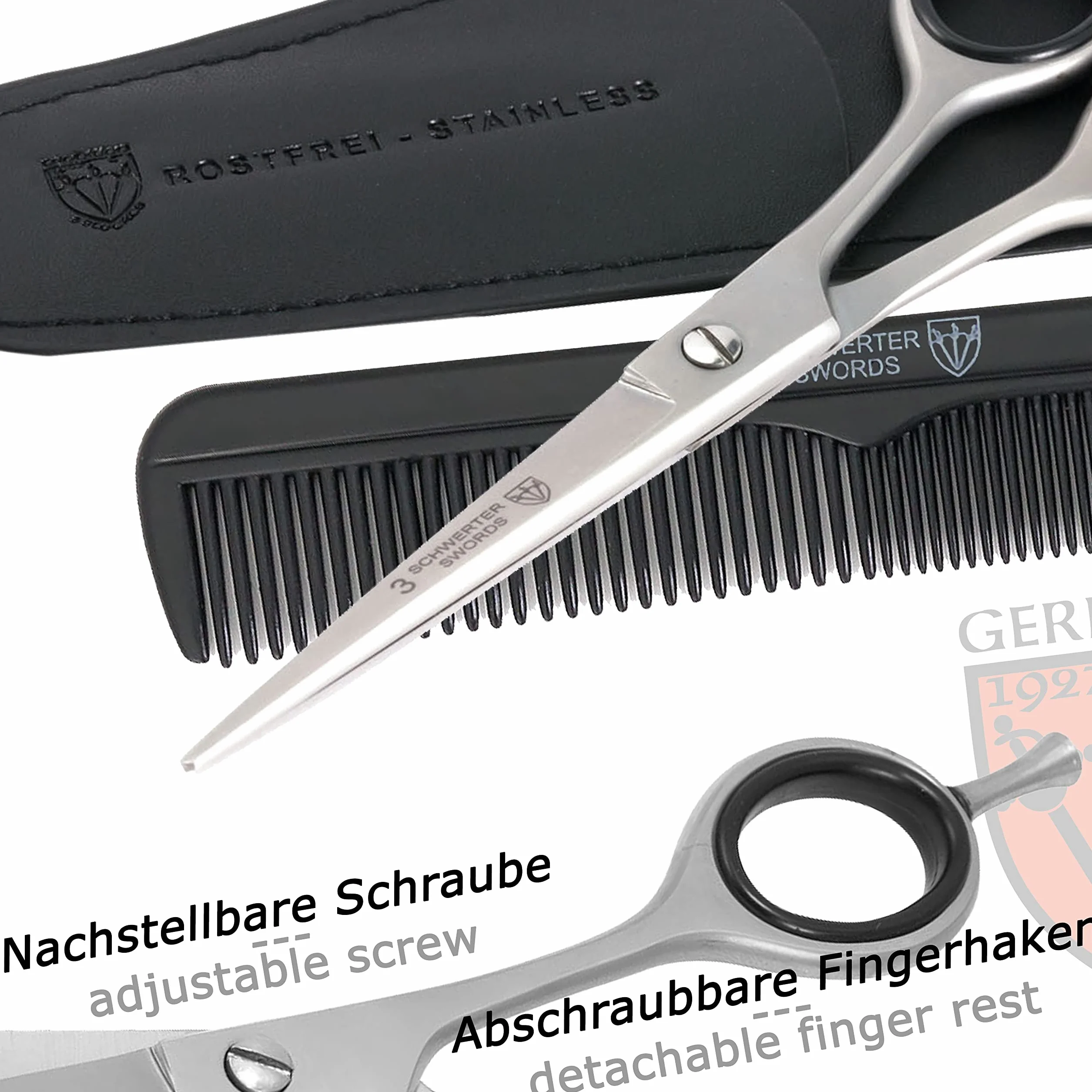 Ciseaux de coiffure professionnel inoxydable 3 Swords Germany