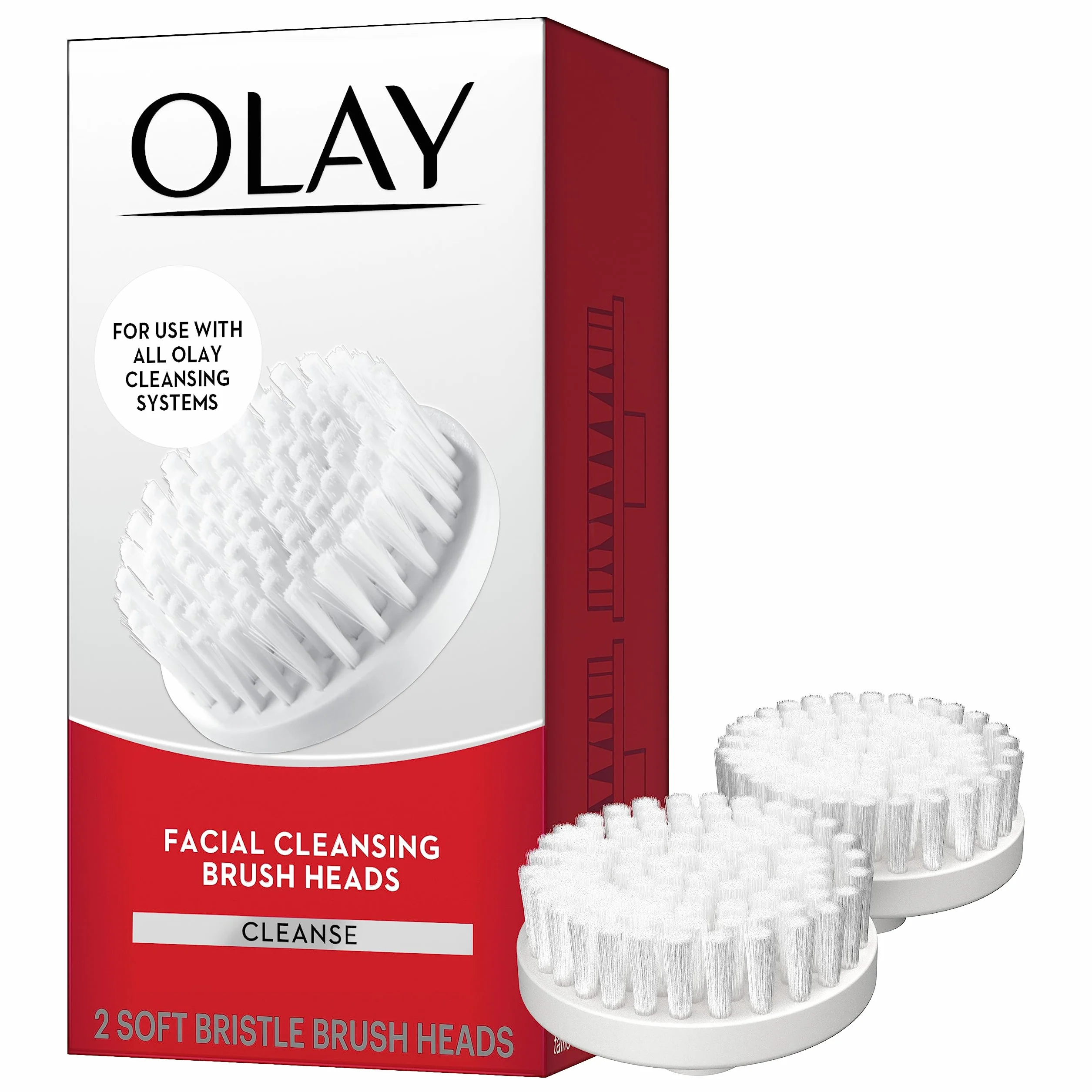 Olay Lot de 2 têtes de brosse de nettoyage du visage avancée pour système de nettoyage du visage