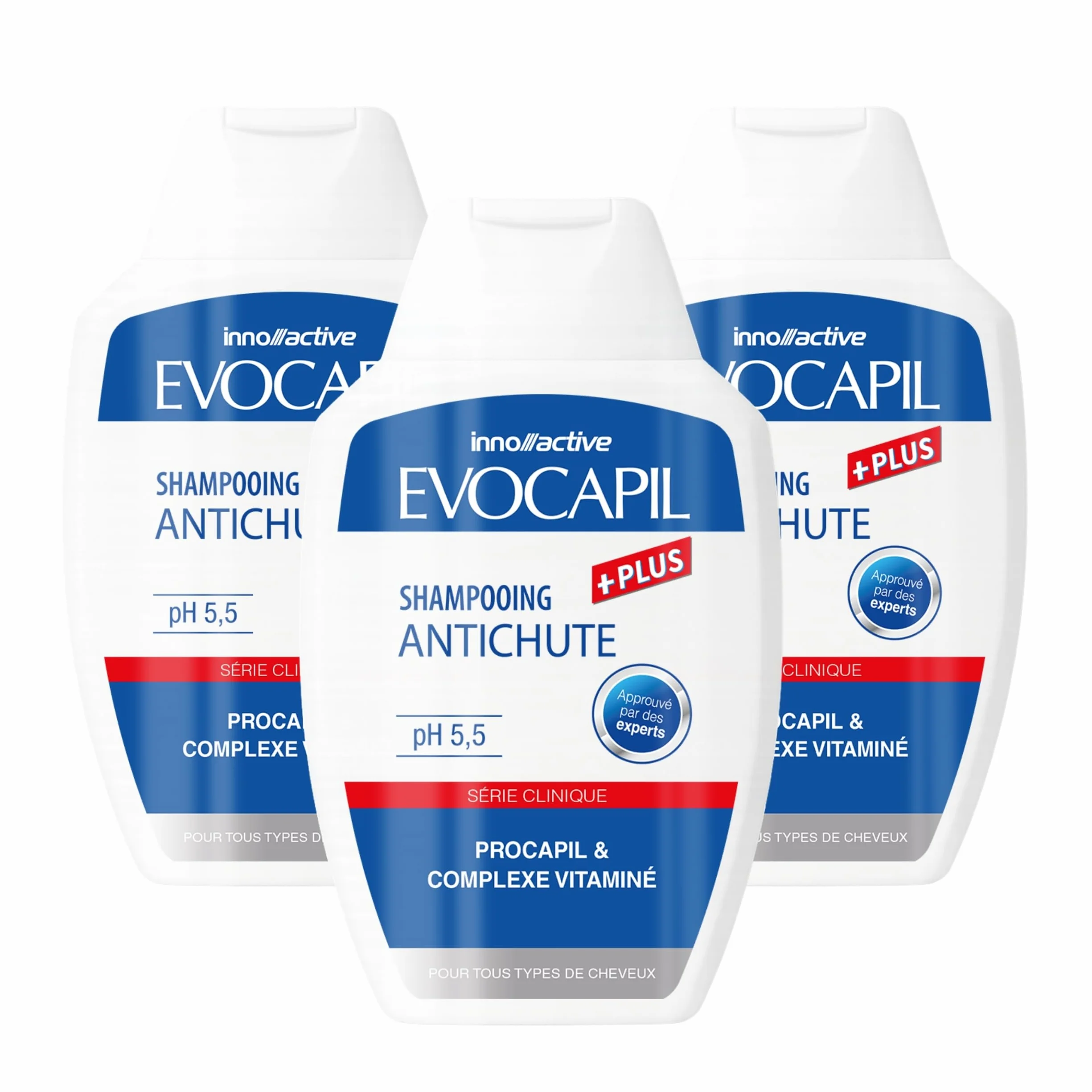 Evocapil Shampooing 300ml kératine biotine protéines acides aminés post-greffes