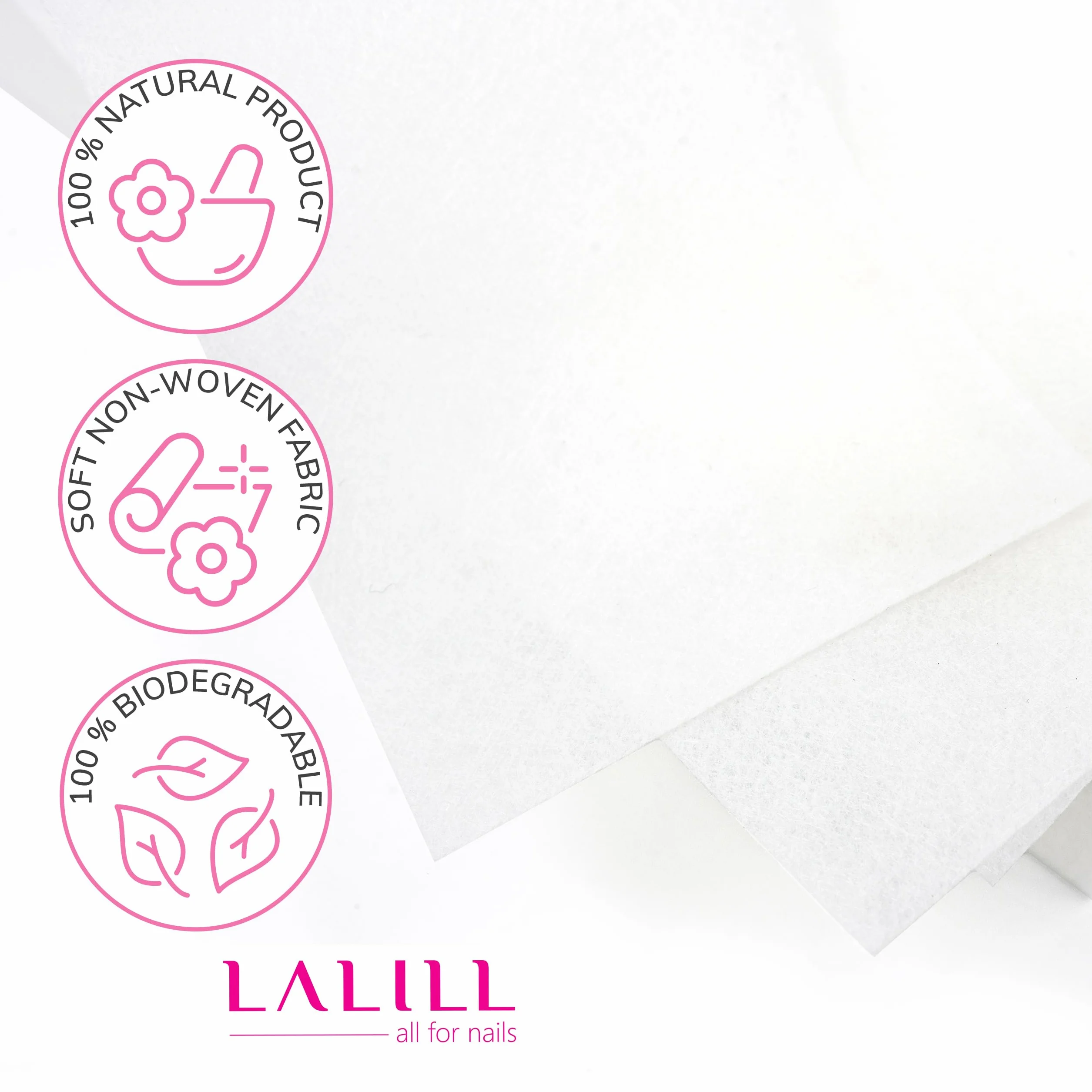 LALILL Bande de Cire Epilation 100 Pièces - Visage, Corps, Maillot - Bandes Non Tissées pour Cire Chaude, Épilation à Froid