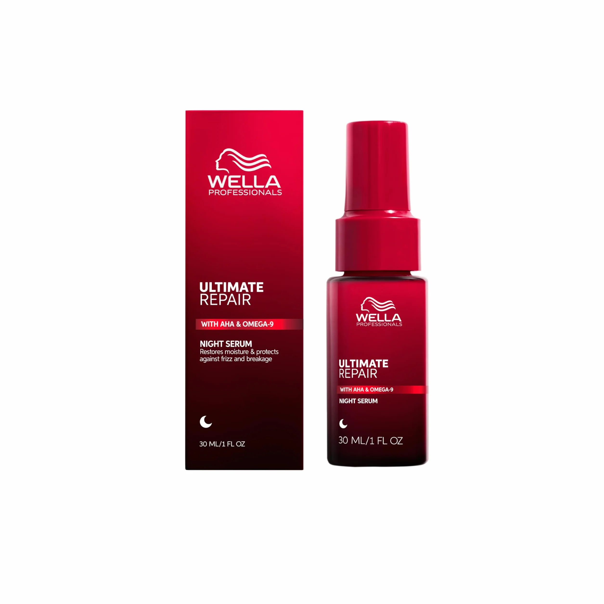 Wella Professionals Ultimate Repair – Sérum de Nuit sans Rinçage pour Cheveux Secs & Abîmés - Réparateur Anti-frisottis - Tous types de cheveux (30ml)
