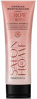 Charles Worthington Grow Lot de 2 shampoings actifs puissants 250 ml et après-shampoing protéiné 250 ml