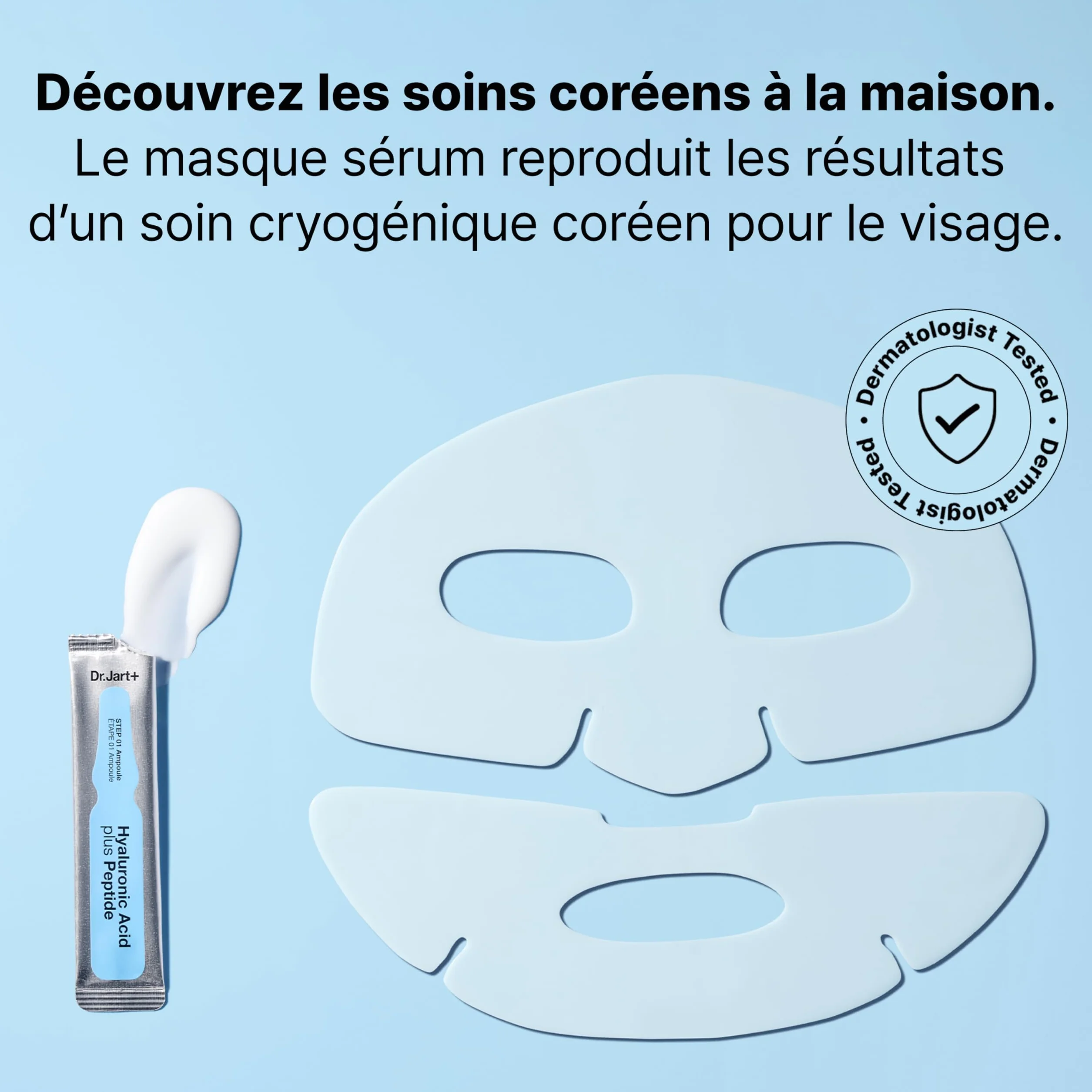 Dr.Jart+ Cryo Rubber Masques Visage Hydratants Illuminants Apaisants Raffermissants Soin de la peau coréen