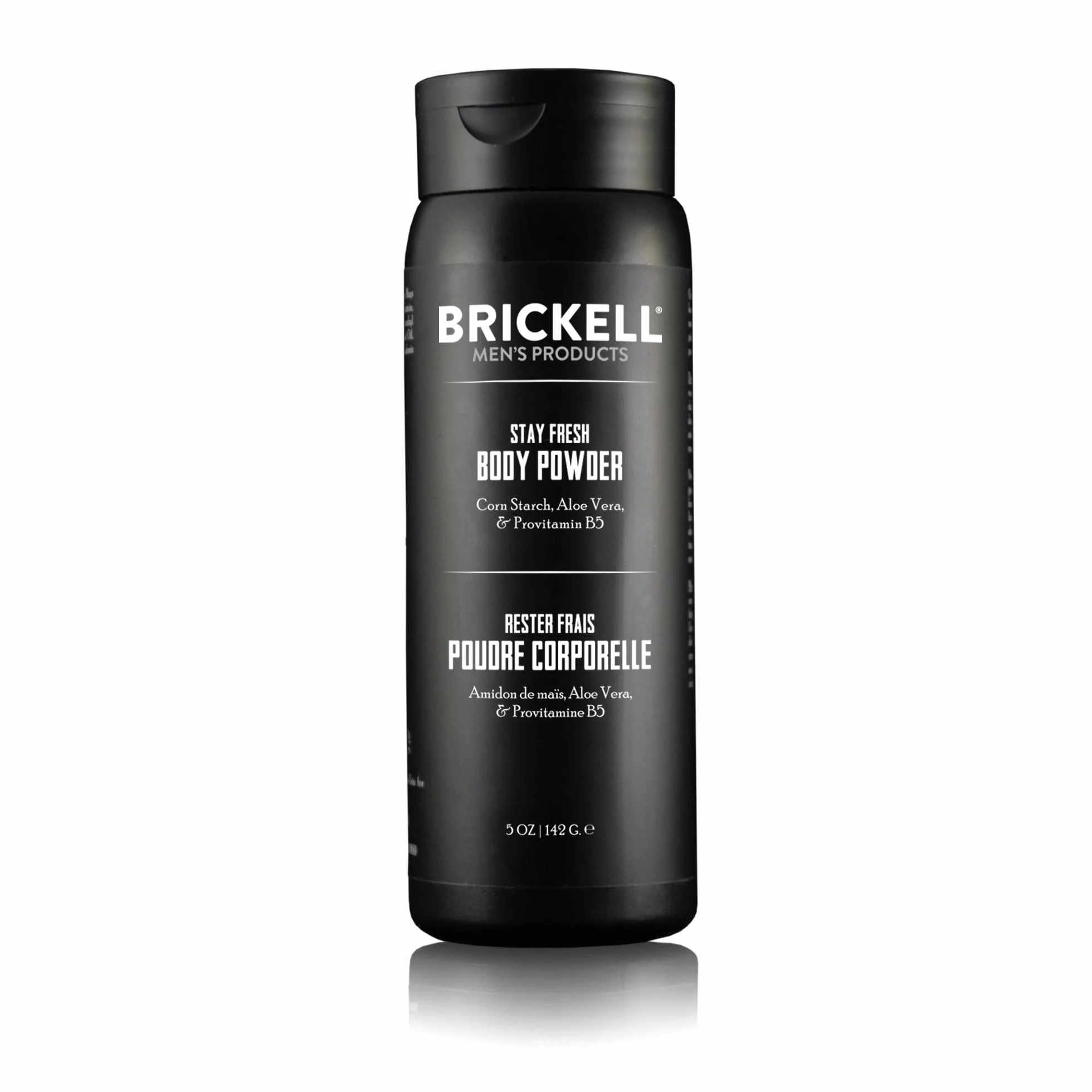 Brickell Men's Products Poudre Corporelle pour Homme, Naturelle, Biologique, Sans Talc, 142 g