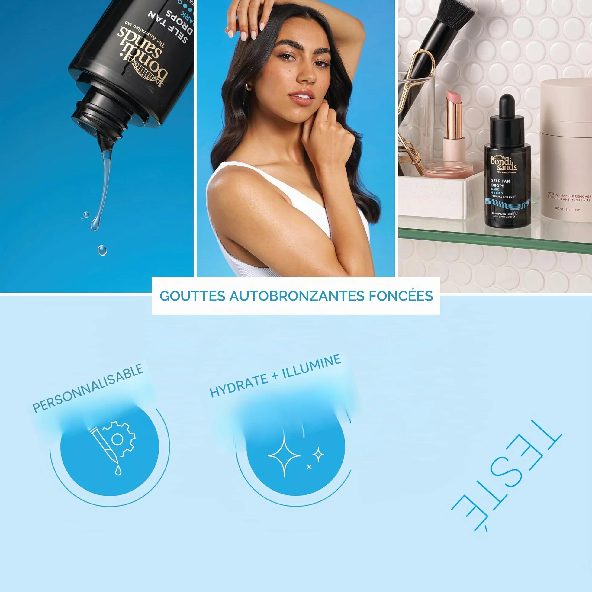 Bondi Sands Face Drops Dark 30ml