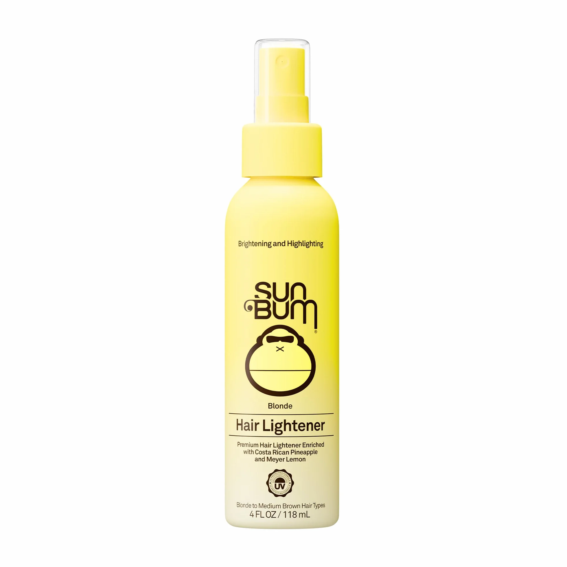 Sun Bum Blonde Formula Hair Lightener, 4oz Spray Bottle, Hair Highlighting Spray