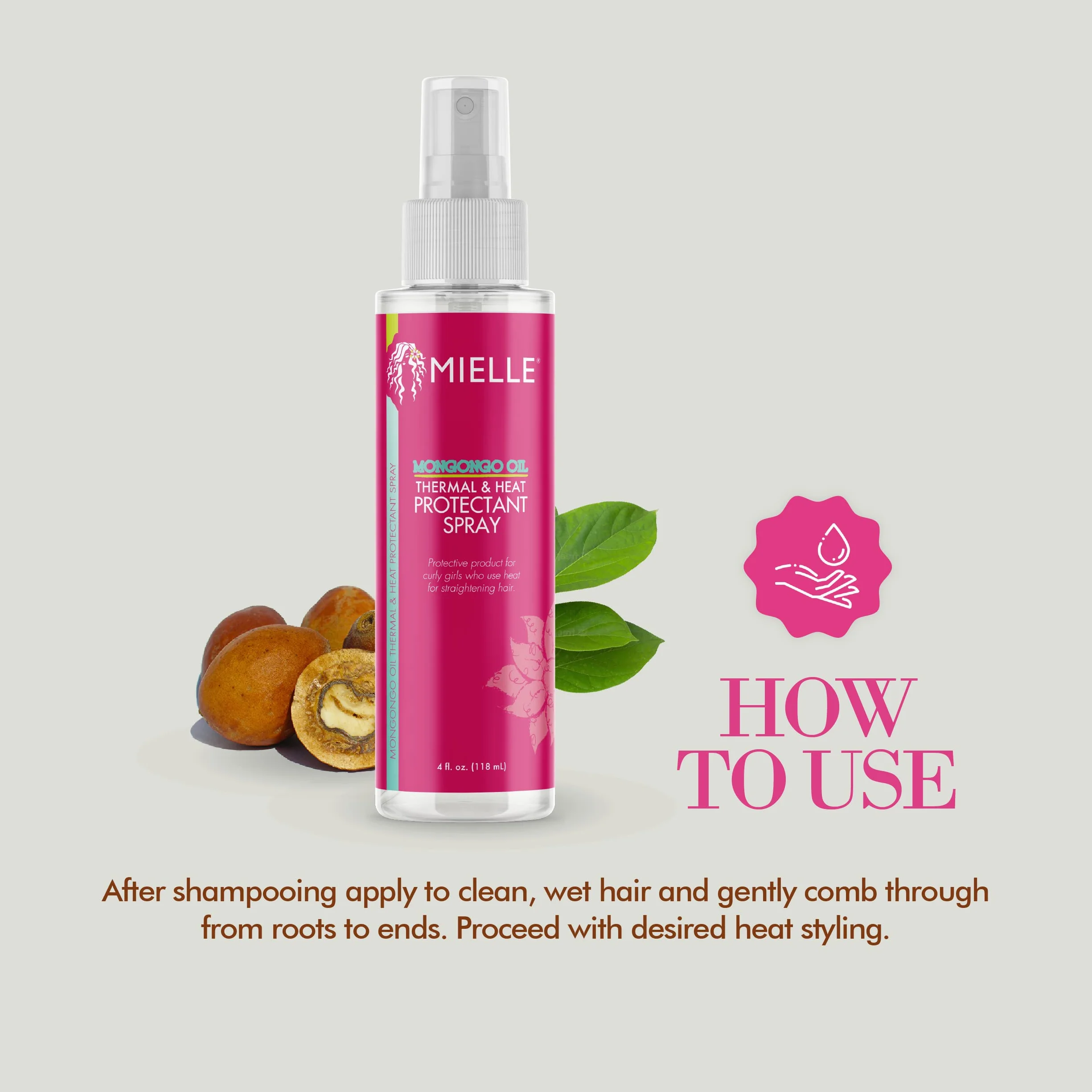 Mielle Organics Mongongo Oil Thermal & Heat Protectant Spray 120ml