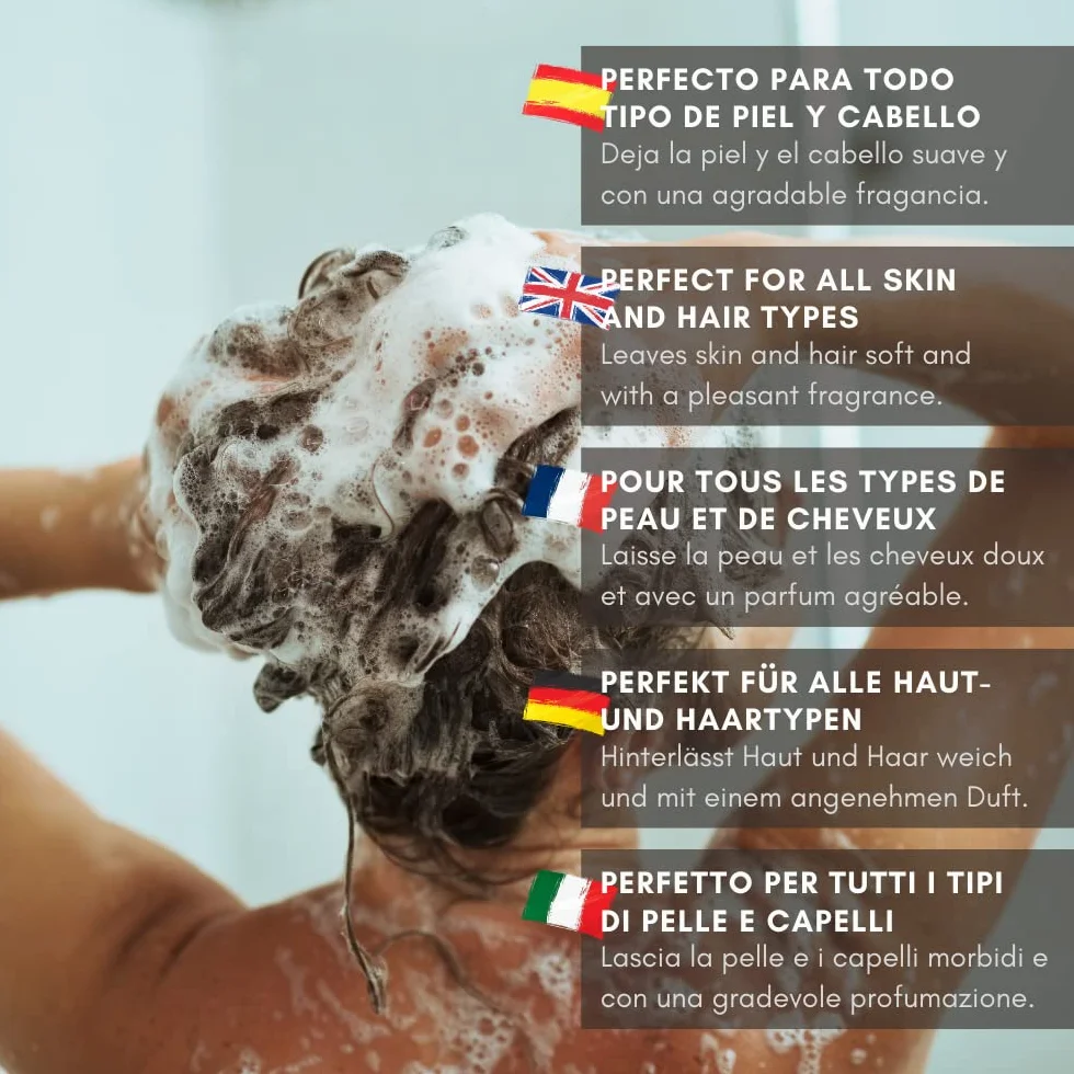Gel & Shampooing BATH TIME | 400 unités x 8g | Hôtel, B&B, Gîte Rural, Gym