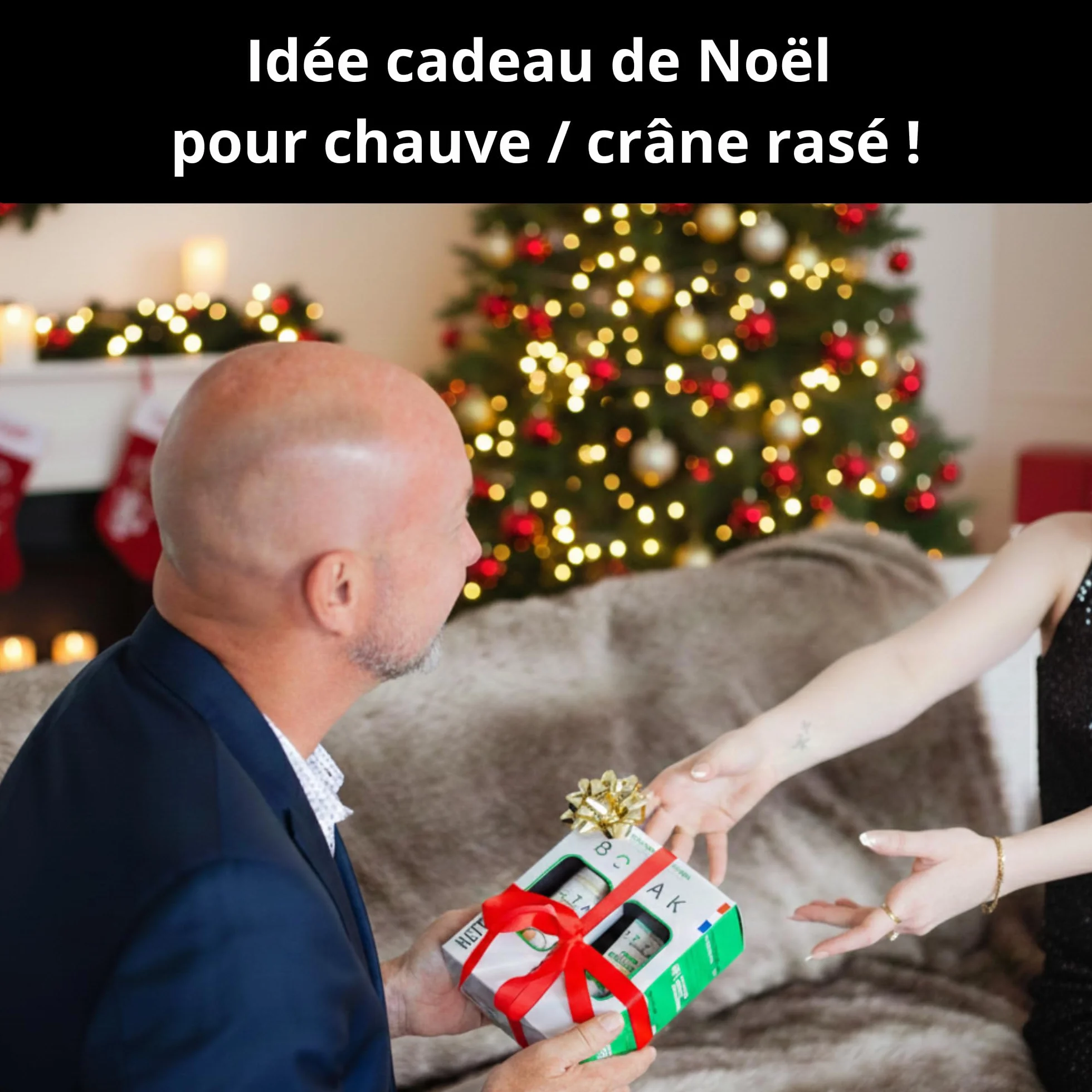 BOTAK Coffret Cadeau soin crâne rasé 99% 97% origine naturelle Végan Français Régule pH microbiome