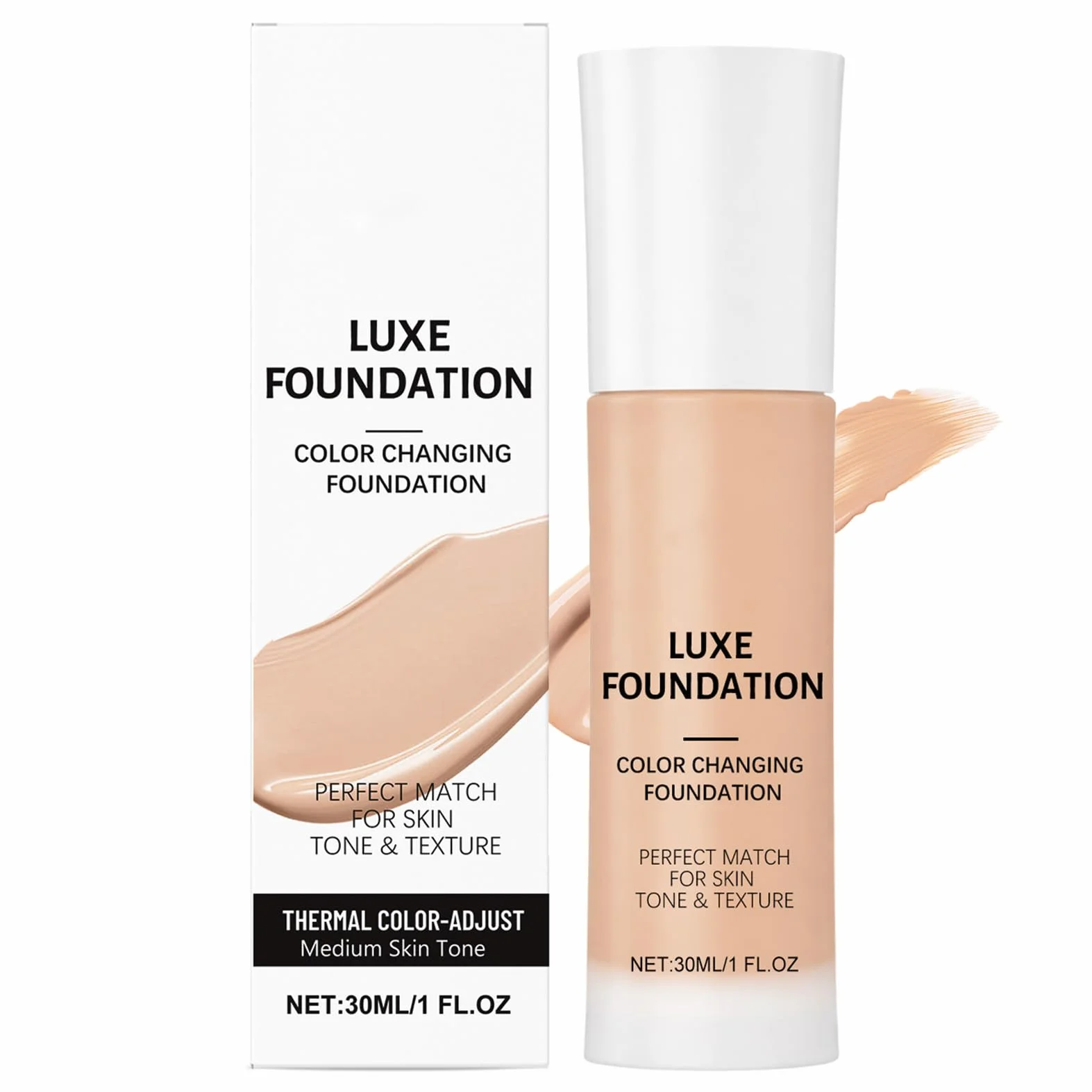 Fond de teint couleur changeant pour peaux matures, imperméable, correcteur couverture complète, crème CC finition