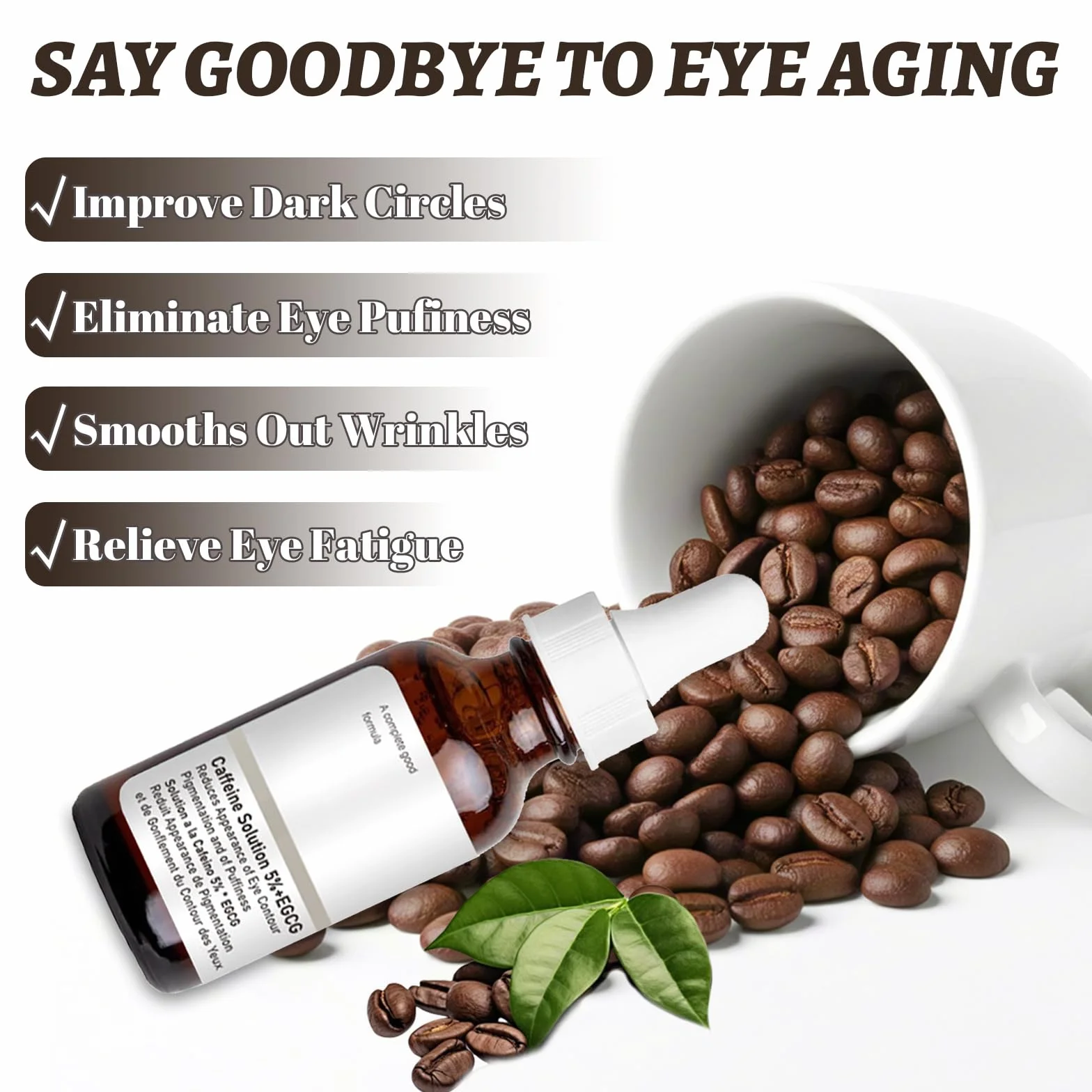 Flintronic Sérum Anti-Cernes Caféine 5% + EGCG 30 ml
