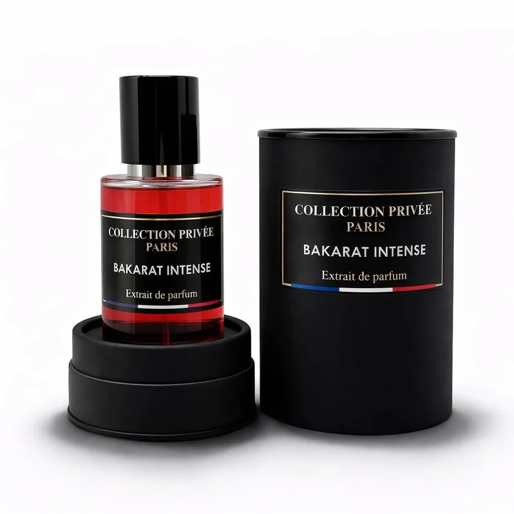 Bakarat Intense 50ml Collection Privée Paris – Extrait de Parfum Mixte – Parfum Ambré Sucré – Longue Tenue – Inspiration Parfum de Luxe
