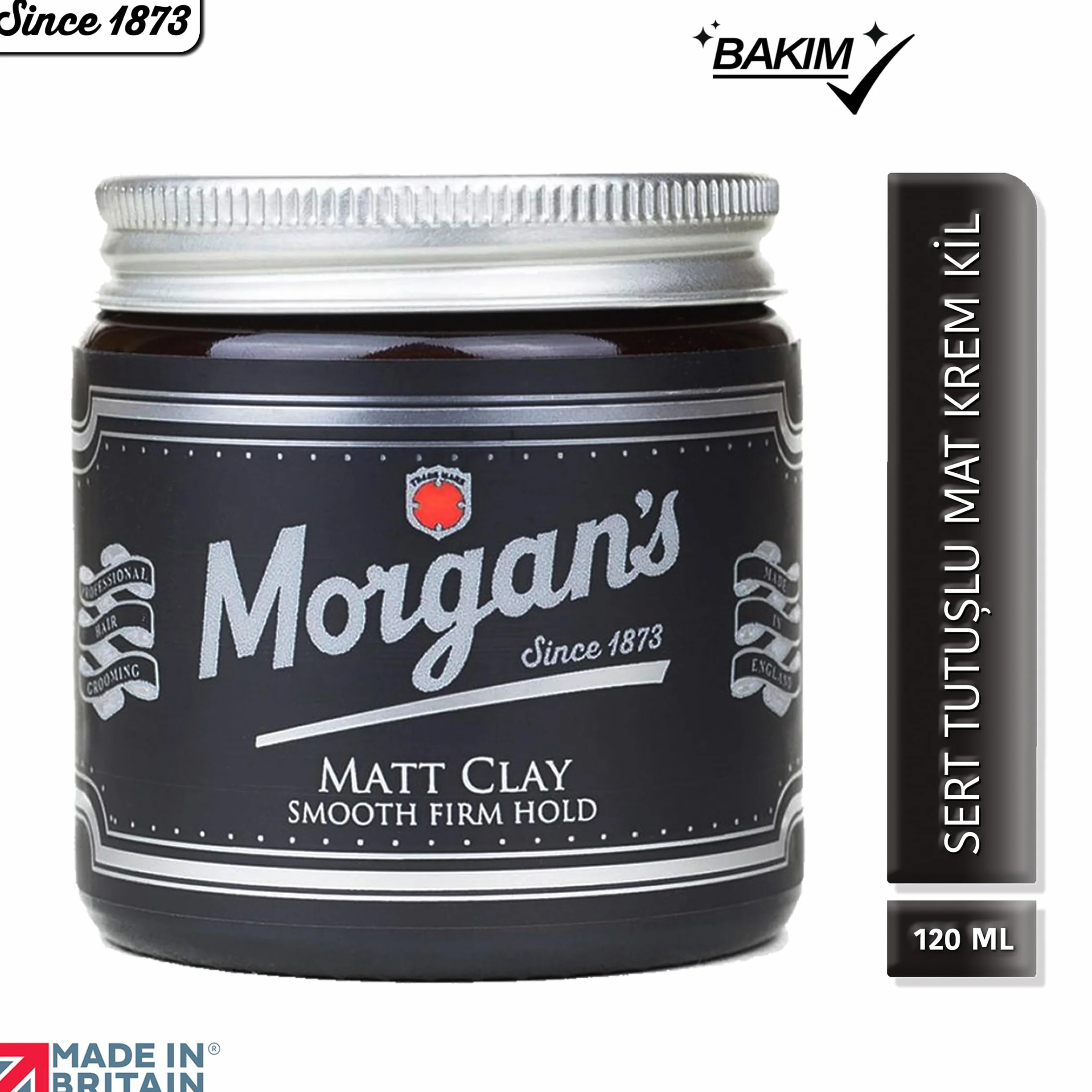 Morgans Argile mate - Tenue ferme lisse 120 ml
