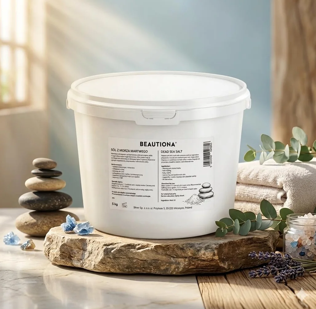 Sel de la Mer Morte 5 kg naturel – Sel de bain riche en minéraux pour bain, spa, gommage corporel & soin de la peau