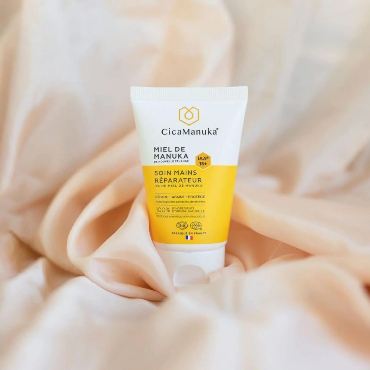 Soin mains réparateur au miel de Manuka IAA15+ Certifié Bio 50ml