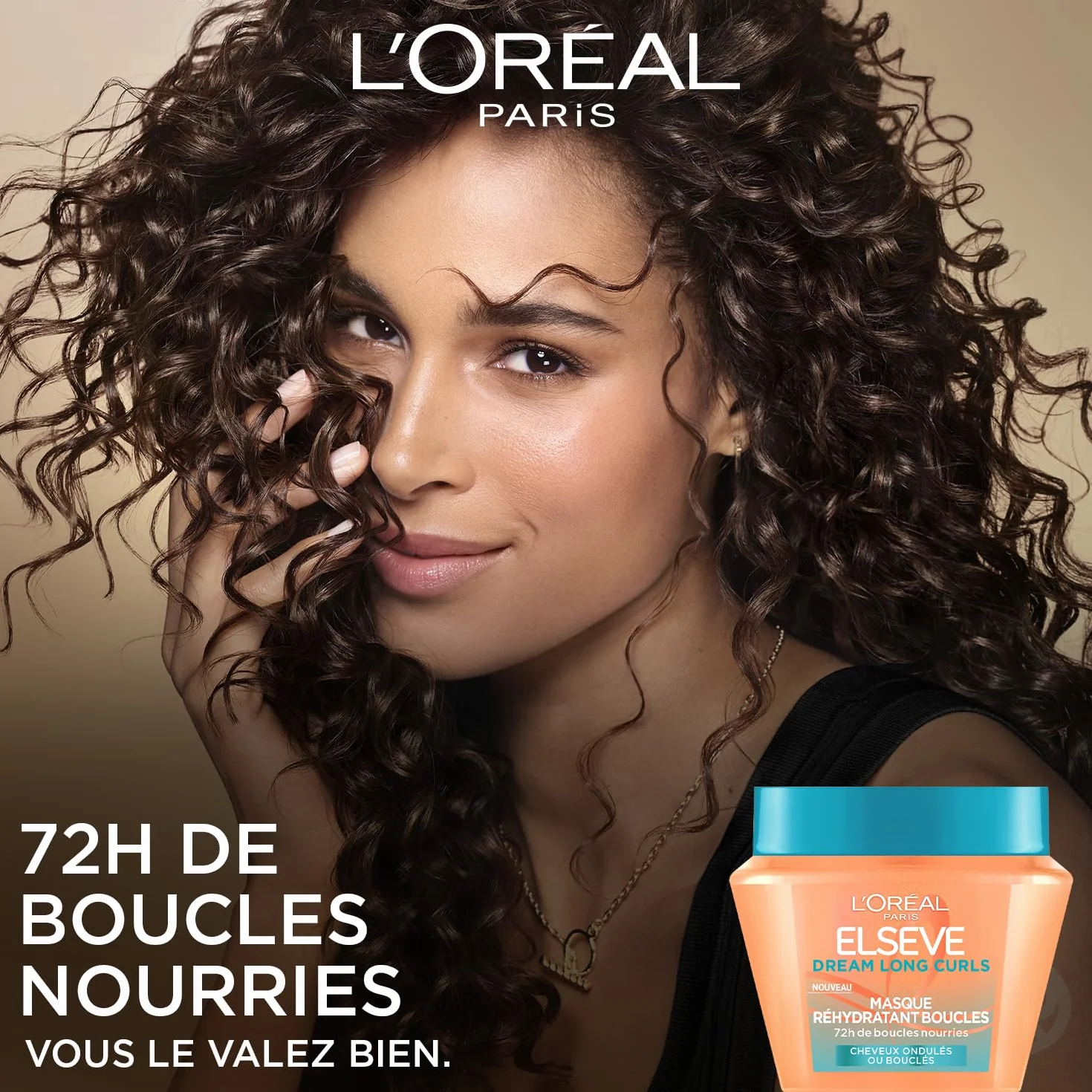 L’ORÉAL PARIS Elseve Dream Long Curls Masque Réhydratant Boucles 72H 290 ml