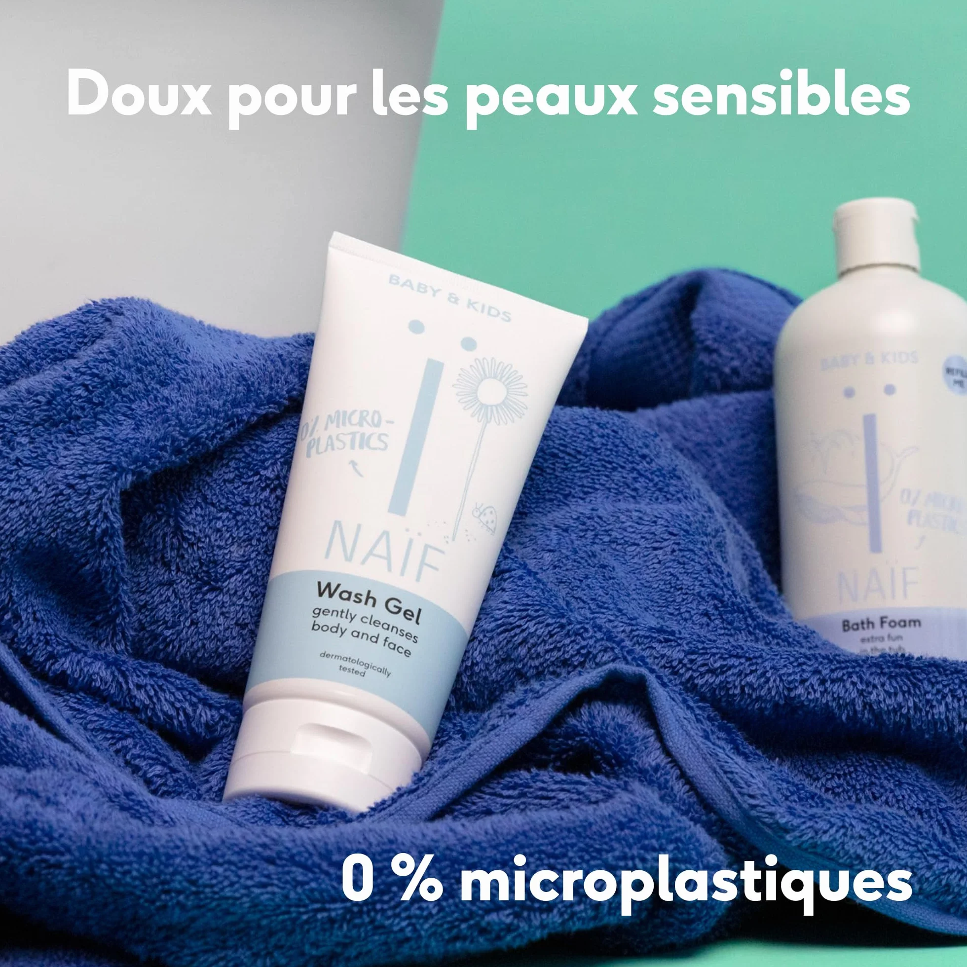 Naïf Gel Lavant Nourrissant Bébé & Enfant Gel Douche Peaux Sensibles 500 ml