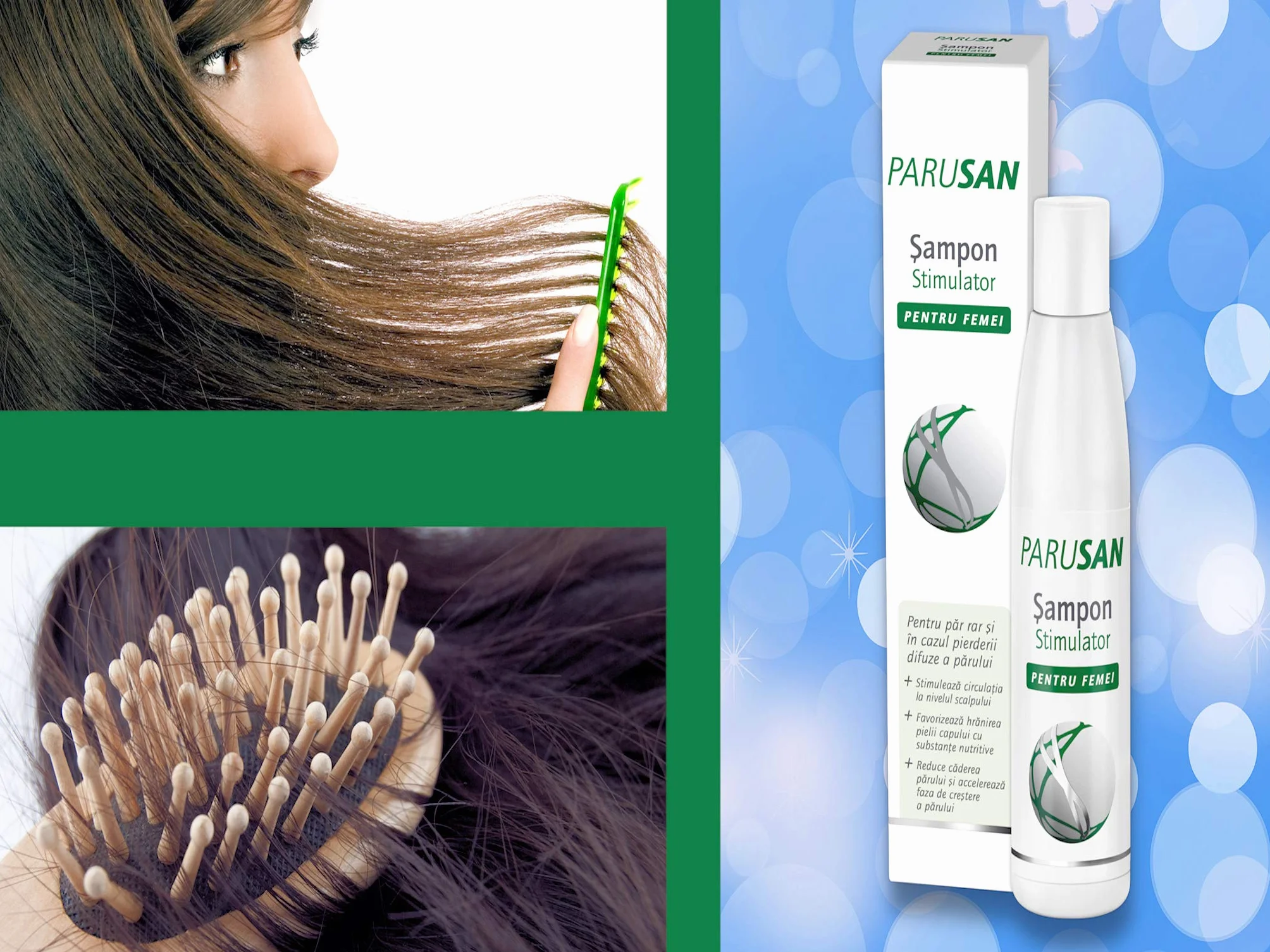 Parusan Shampooing anti-chute intensif pour femme – Croissance, traitement anti-chute, aide à arrêter la perte de cheveux et stimule la repousse des cheveux, 200 ml