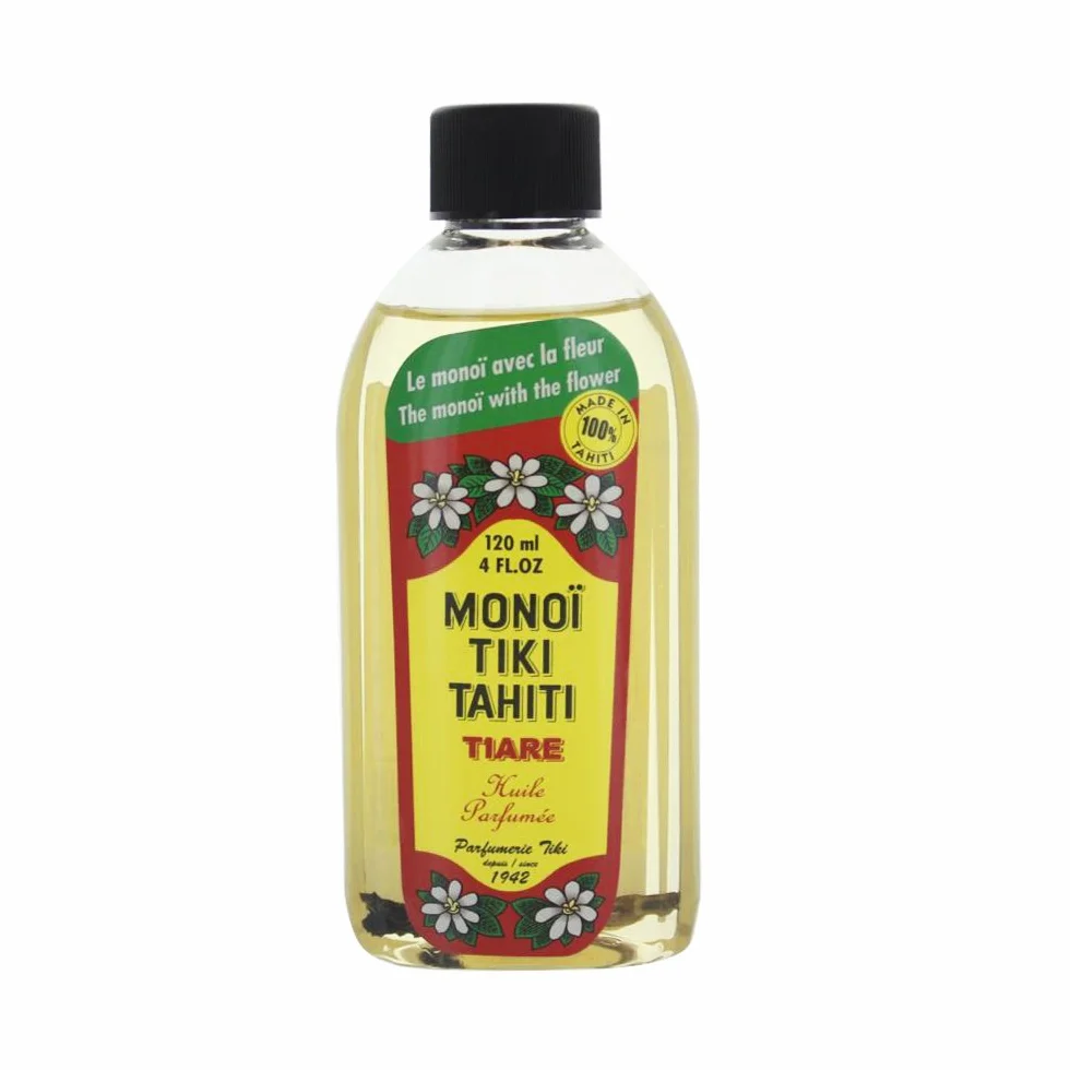 Monoi Tiki Tahiti Tiare Flacon en verre 100 ml