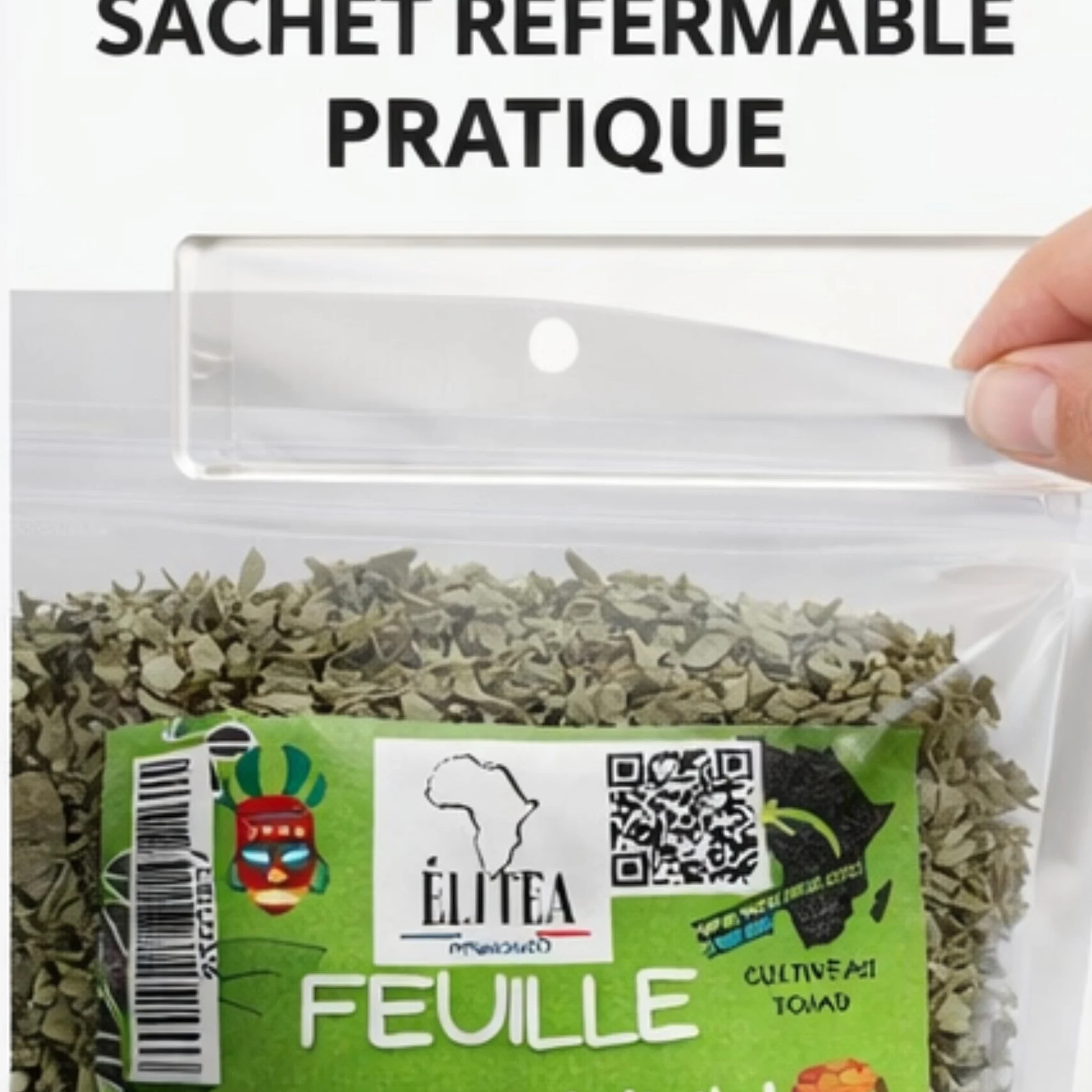 Gel Démêlant Fortifiant Cheveux Crépus Bouclés Frisés Feuilles d’Ambunu Naturel 50g