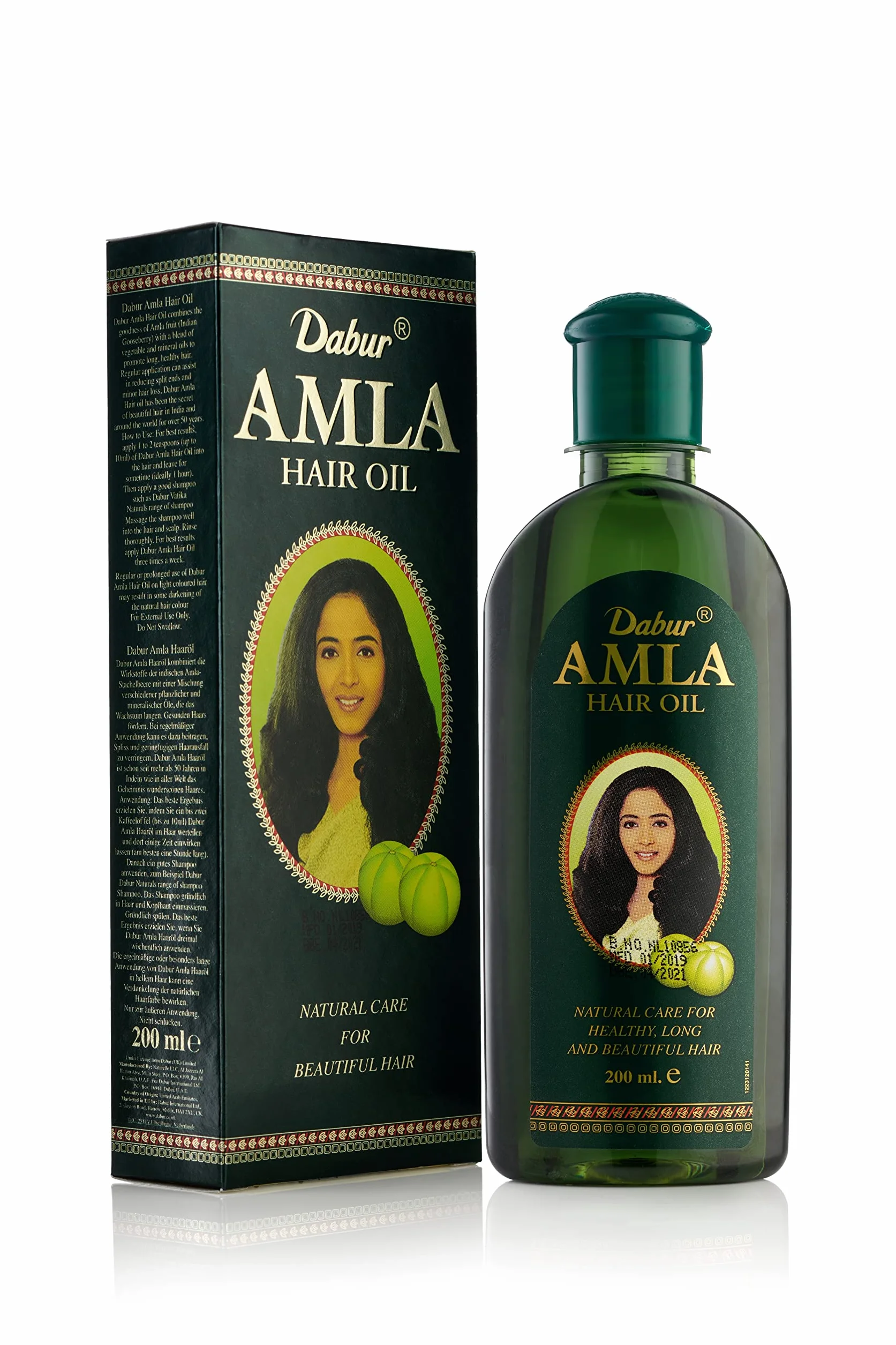 Dabur Amla Huile pour Cheveux Lisses Long 200 ml