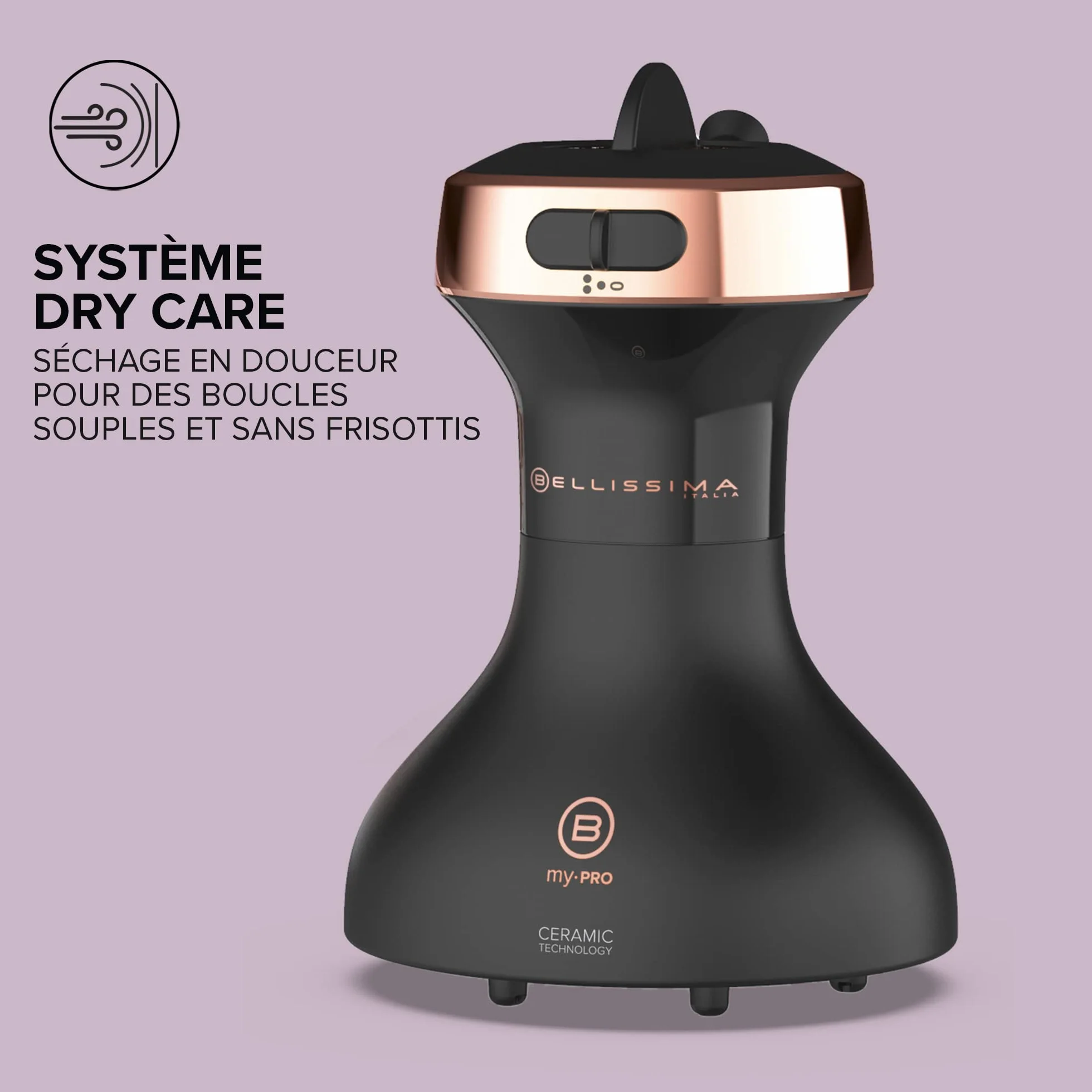 Bellissima My Pro Diffon Ceramic Sèche-cheveux Diffuseur Tout-en-Un 700 W Technologie Céramique 2 Puissances
